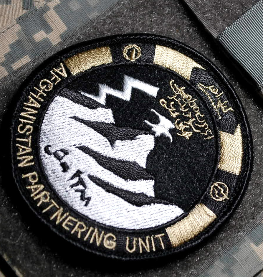 NATO ISAF ANA COMMANDO US ARMY SFG vêlkrö INSIGNIA: AFGHANISTAN PARTNERING UNIT