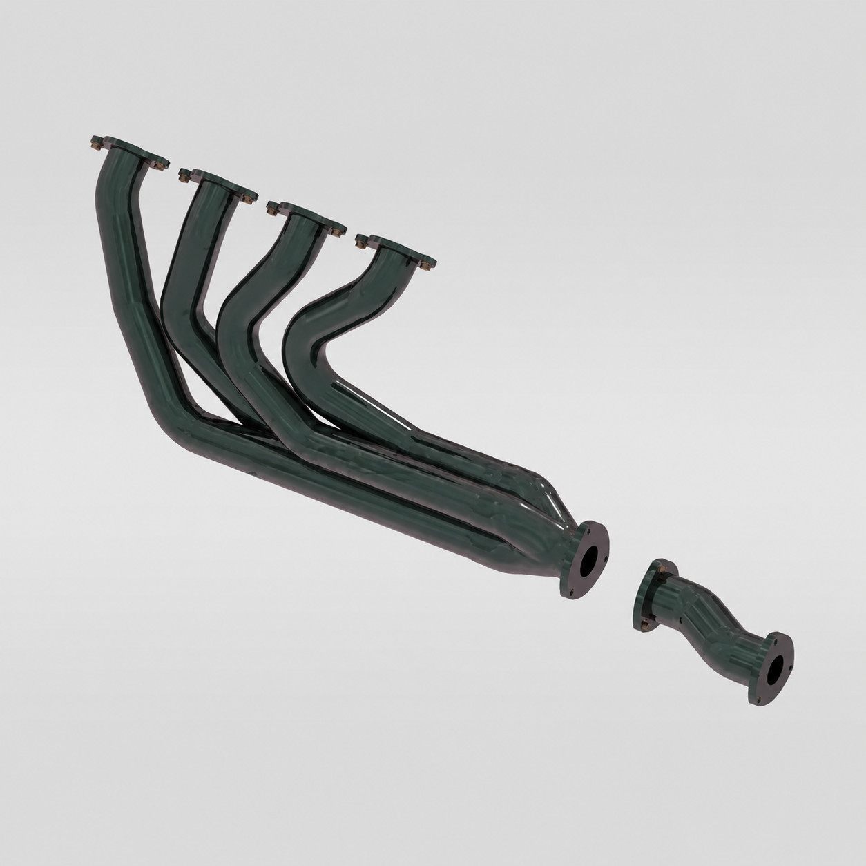 1/25 Scale Resin 3D Chevy 427 Long Exhaust Manifold Headers