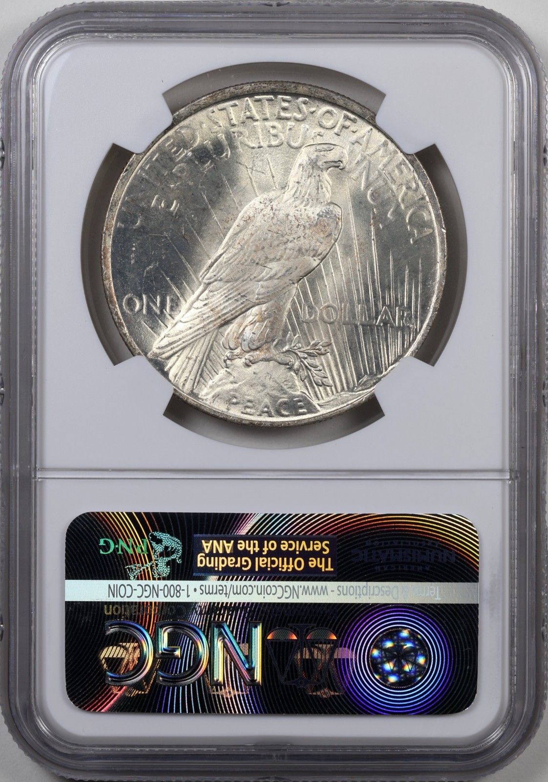 1923 Peace Dollar NGC MS65 + 90% Silver MS 65+ Plus PQ