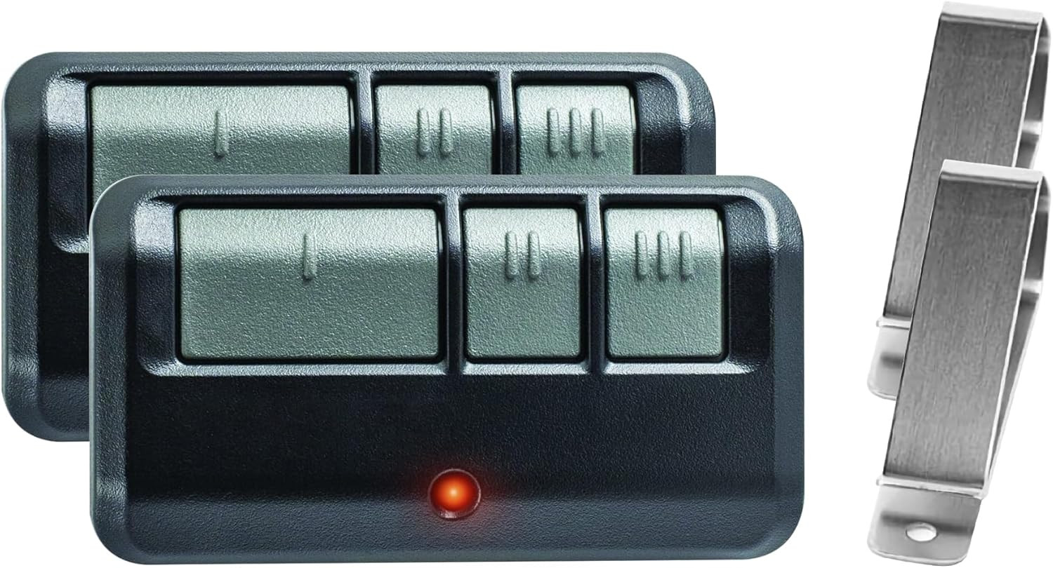Avisontek 2-Pack 953EV/EVC Universal Chamberlain Garage Door Opener Remote | 3-Y