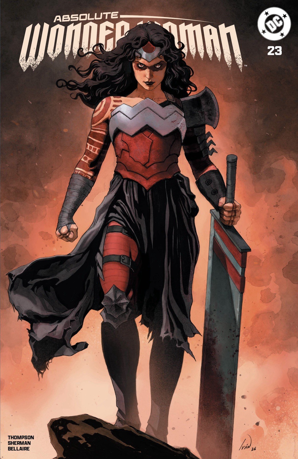 🔥 ABSOLUTE WONDER WOMAN #23 IVAN TALAVERA 616 Trade Dress Variant A LTD 3000