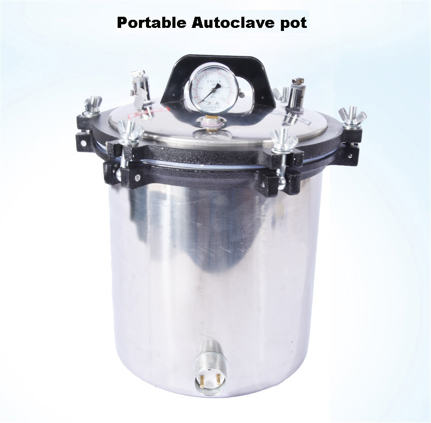 24L Portable Stainless Steel Heating Autoclave High Pressure Sterilizer YX-24LM