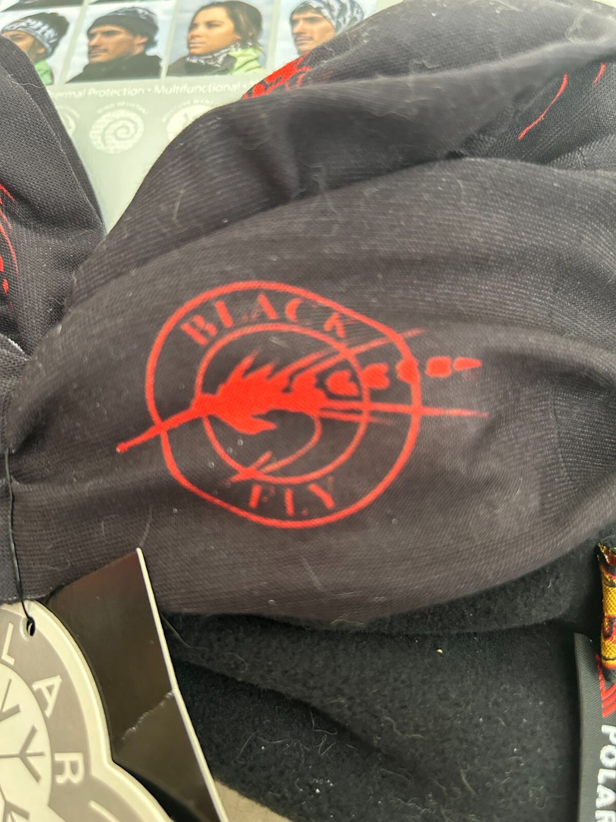 BUFF Original Multifunctional Headwear - Black Fly Red