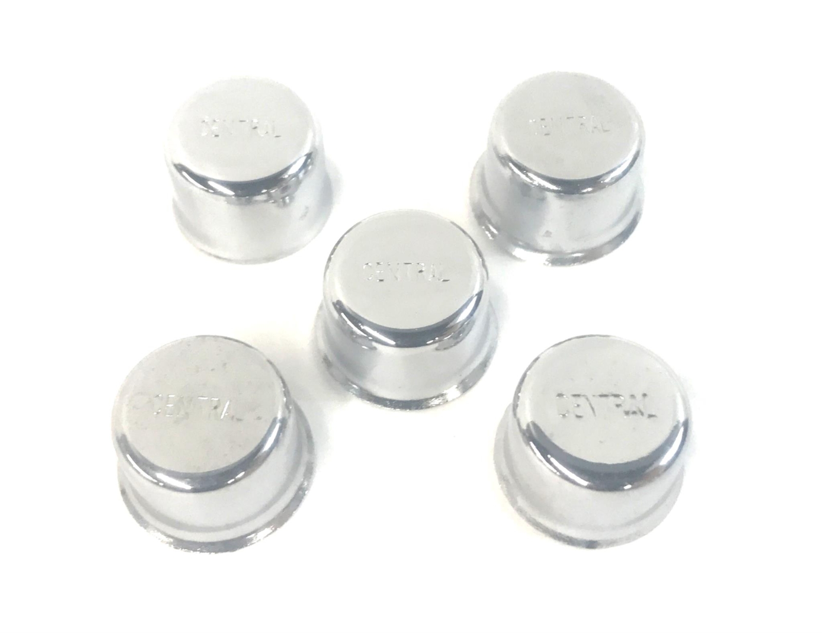 Central Brass Cap Button PF-358-Q [Lot of 5] NOS
