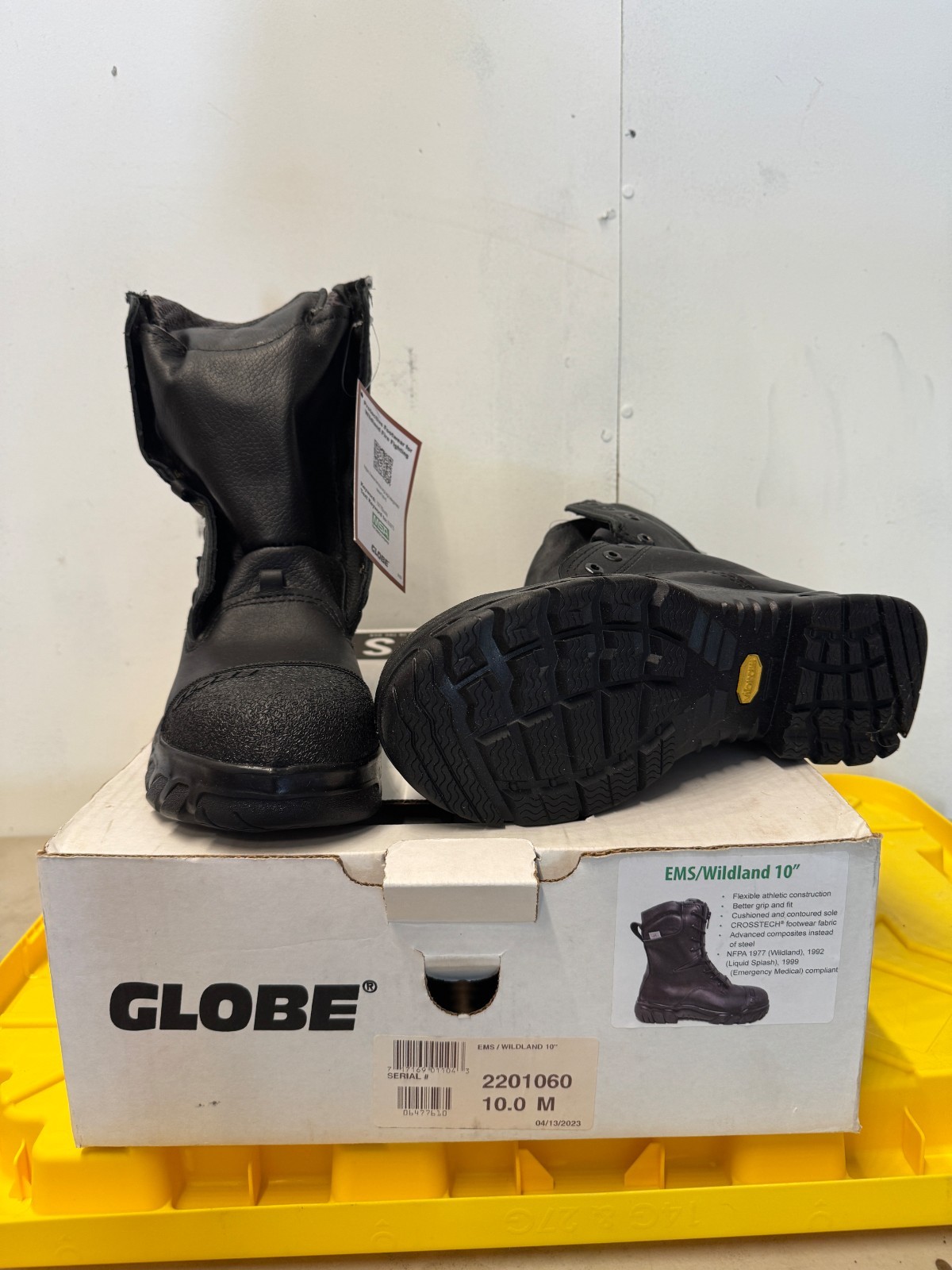 NEW Globe EMS WILDLAND firefighting  boots size 10 M