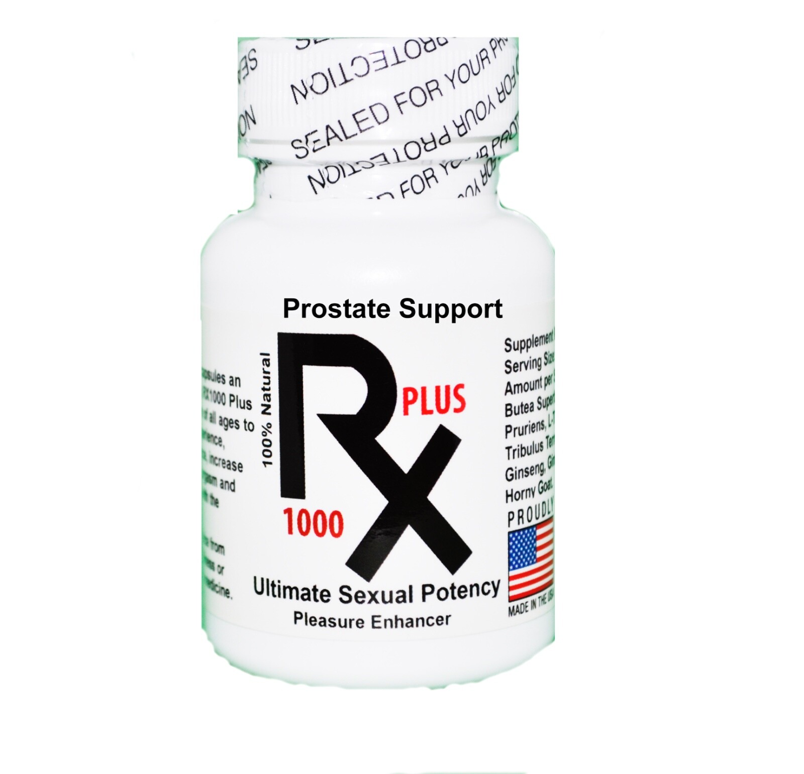 RX1000 PLUS  30 Capsules Promote Stamina / Libido