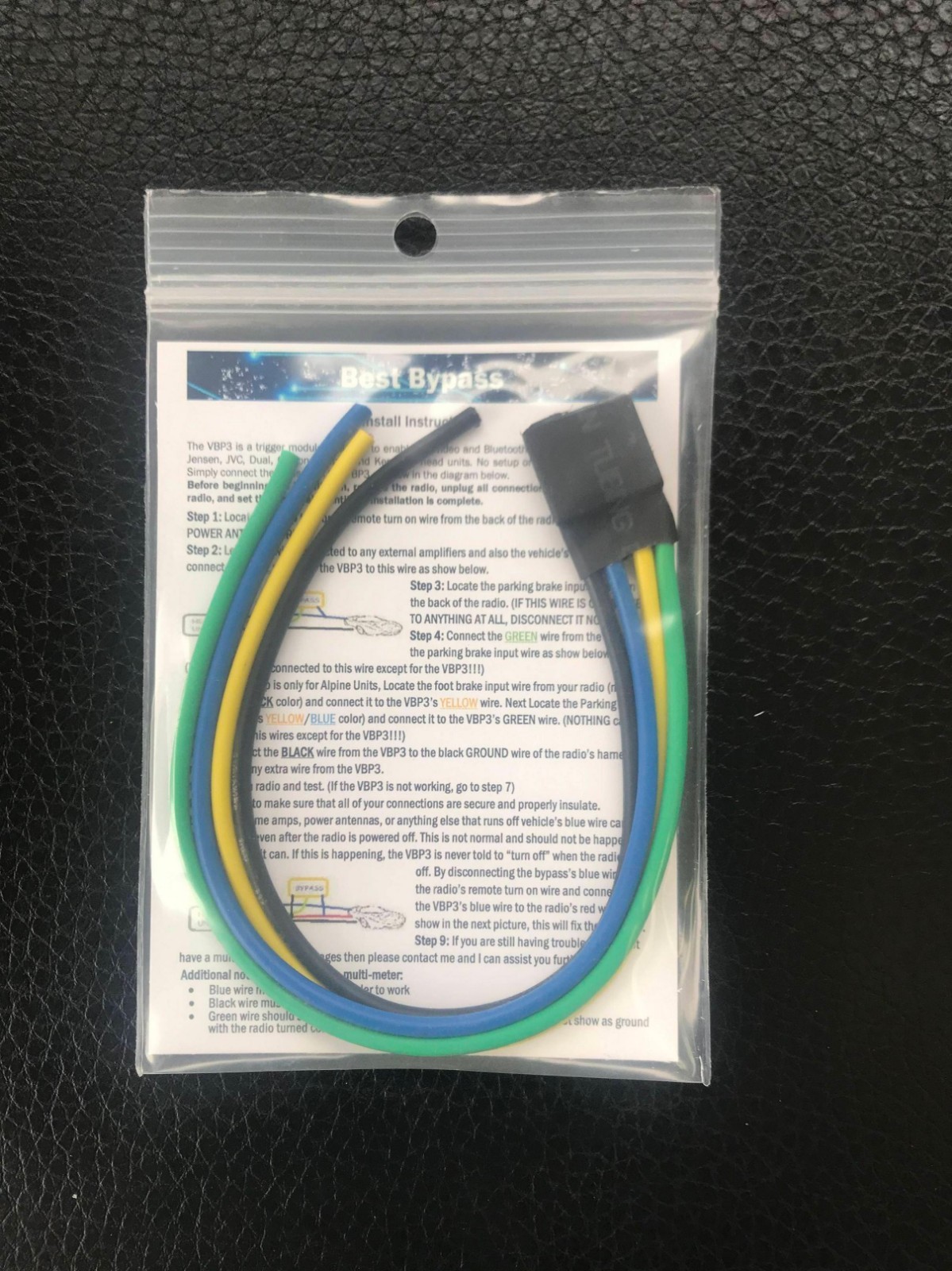 BYPASS for ALPINE X009-FD2 X009-WRA X009-GM2 X109-WRA X009-U Brake Bypass module