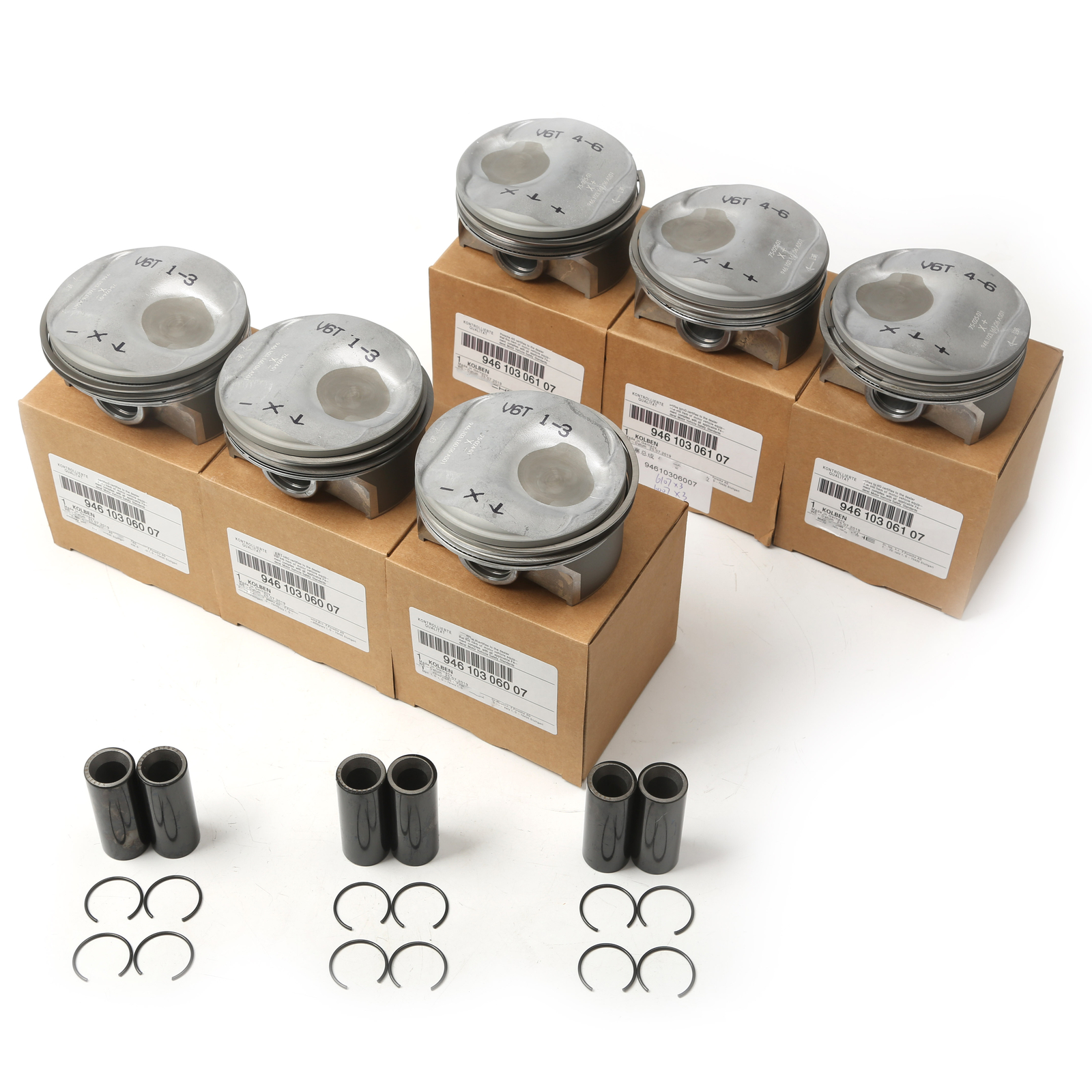 Φ96mm Piston & Rings Kit 94810334100 Fit For Porsche 3.0T 23mm 94610306019