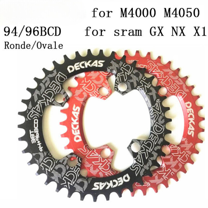 94/96 BCD Bicycle Chainwheel 32T 34T 36T 38T MTB Crown Round Oval Chainrings