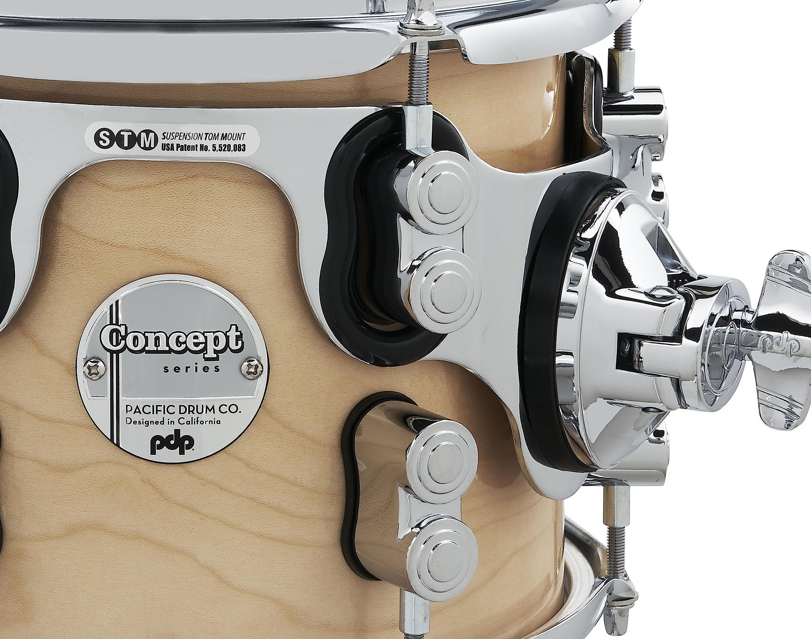 Pacific Drums & Percussion PDP Concept Maple 3-Piece Rock, Natural Drum Set...