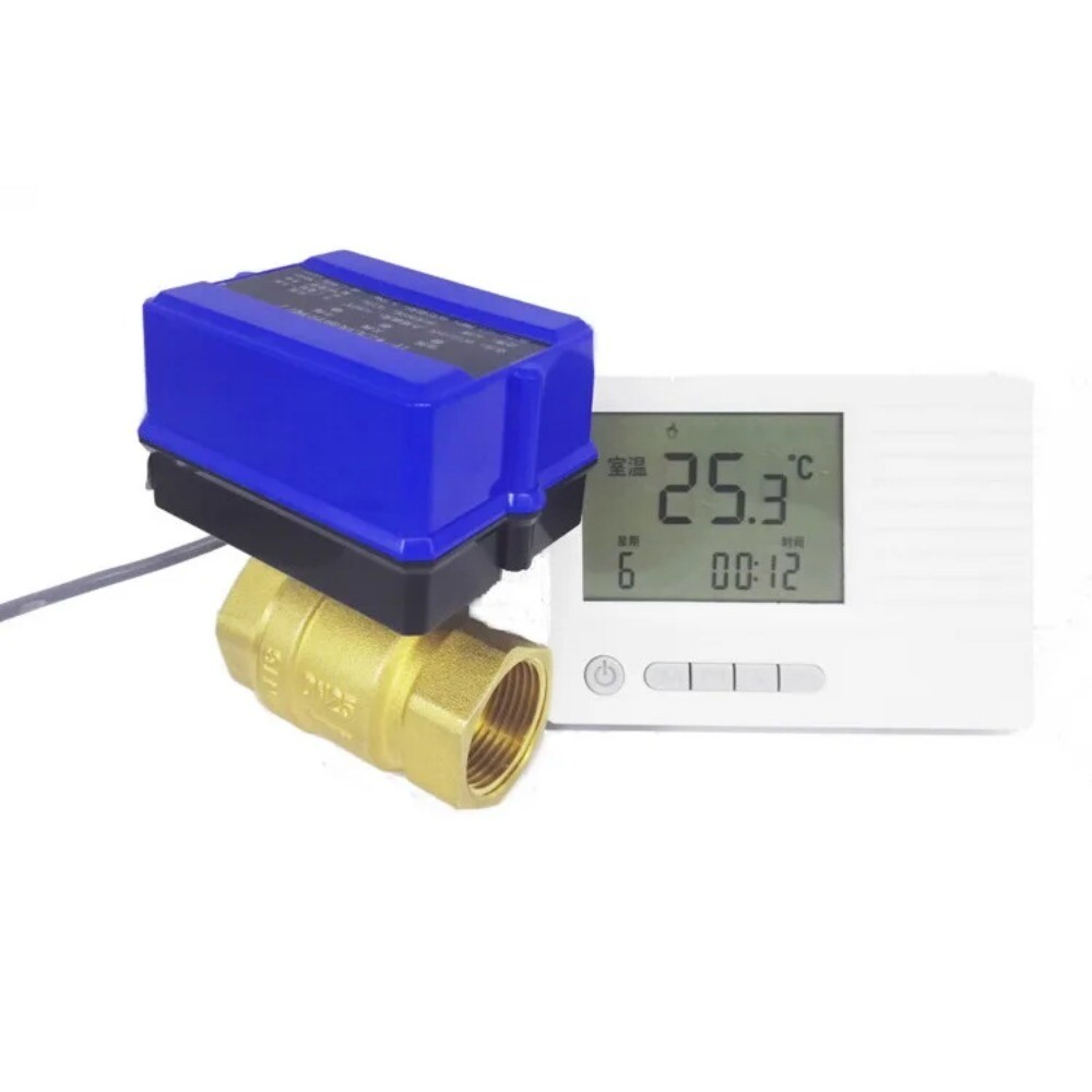 Ball W2 Control Valve Automatic Temperature Control Remote Control Valve Copper