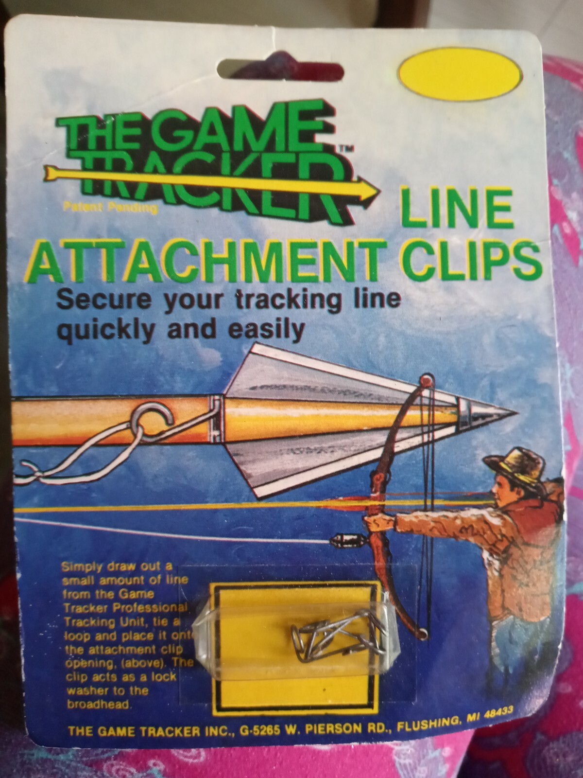 The Game Tracker Line Attachment Clips #GTLC-Brand New-SHIPS N 24 HOURS