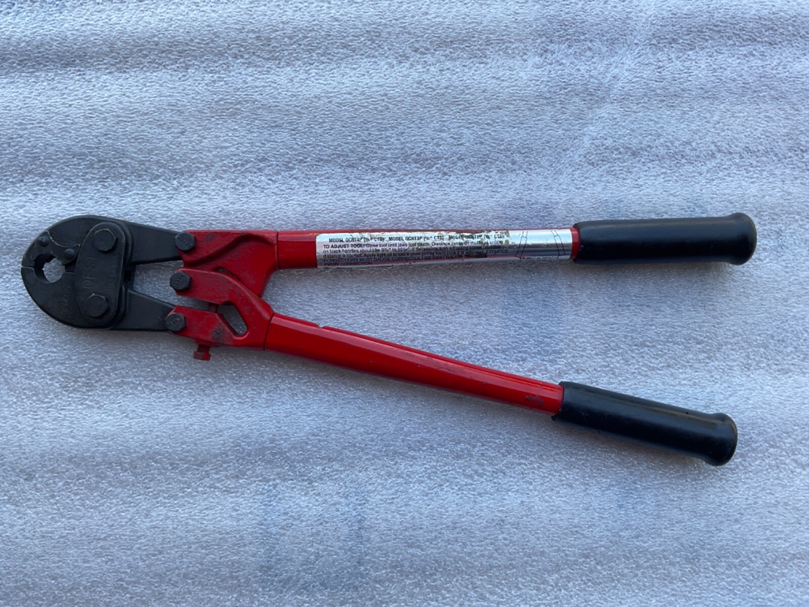 Vintage US BRASS QEST QCRT PEX 33489 Crimping Tool Plumbing
