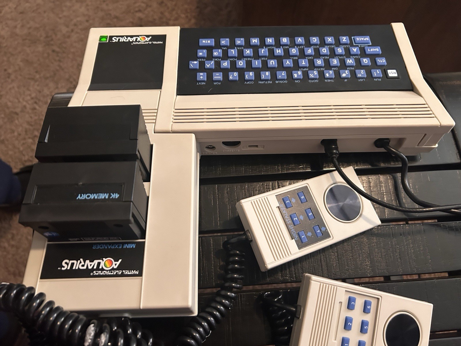 Mattel Aquarius Computer Game System, Mini Expander, 4K Memory, 1 Game & Adapter