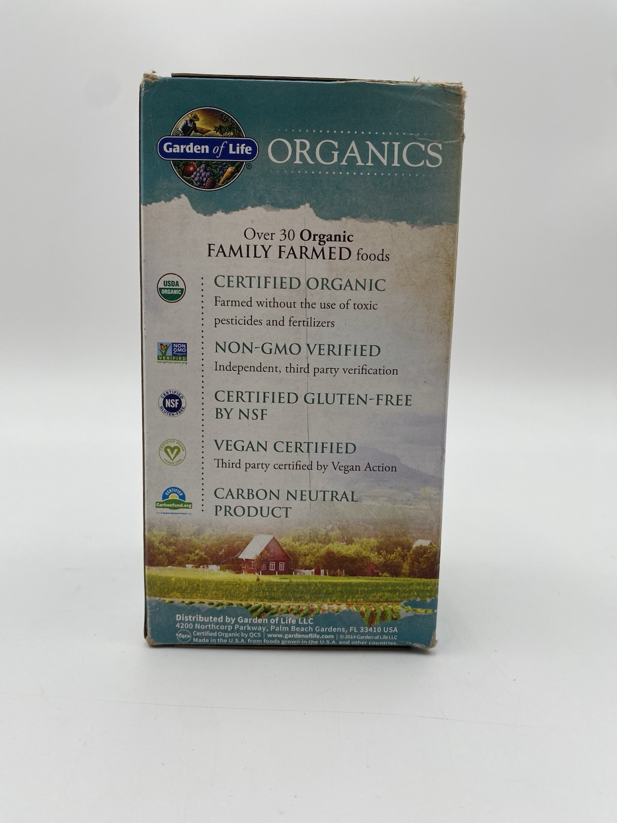 Garden of Life Organic Men's Multivitamin 40+ 120 Tablets Exp 9/27