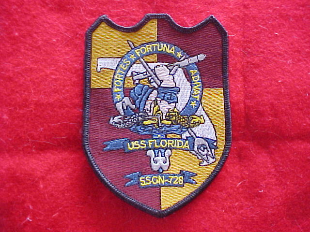 Lot of 100 US Navy - USS Florida SSGN 728 - Boat Patch  Logo  Ships Submarine