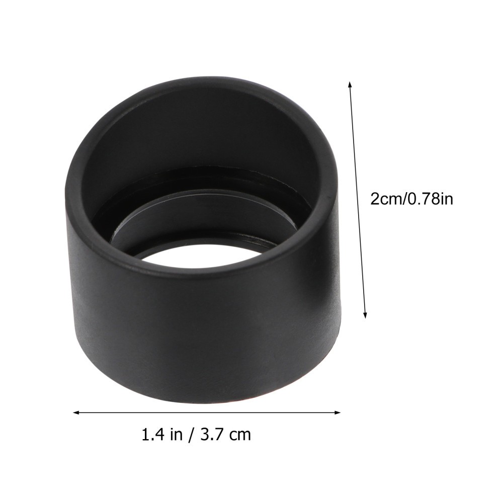 2 Pcs Microscope Goggles Rubber Eye Cup Soft Eyepiece Shield