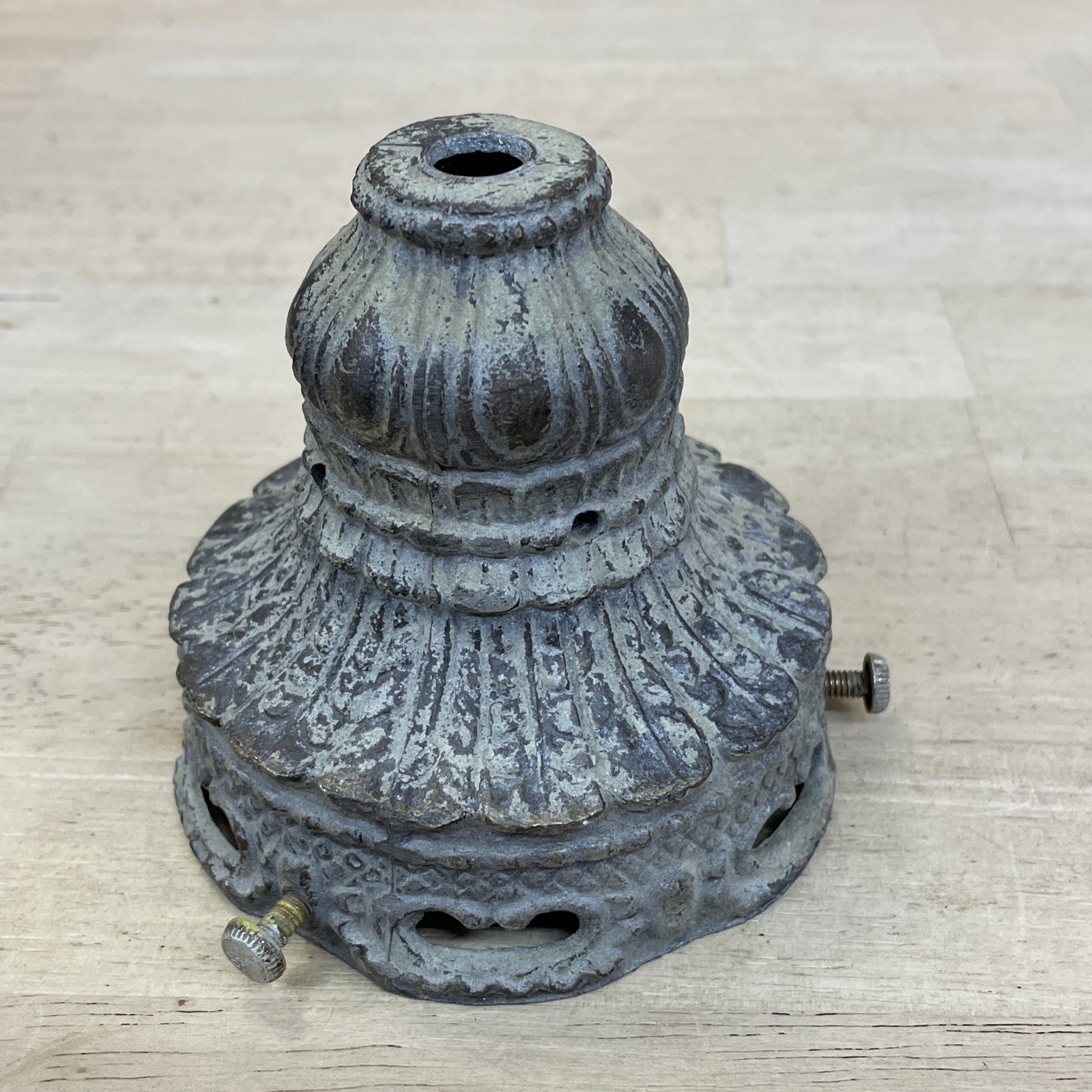 LAMP SHADE HOLDER Ring Band Metal Vintage Antique Electric oil Part