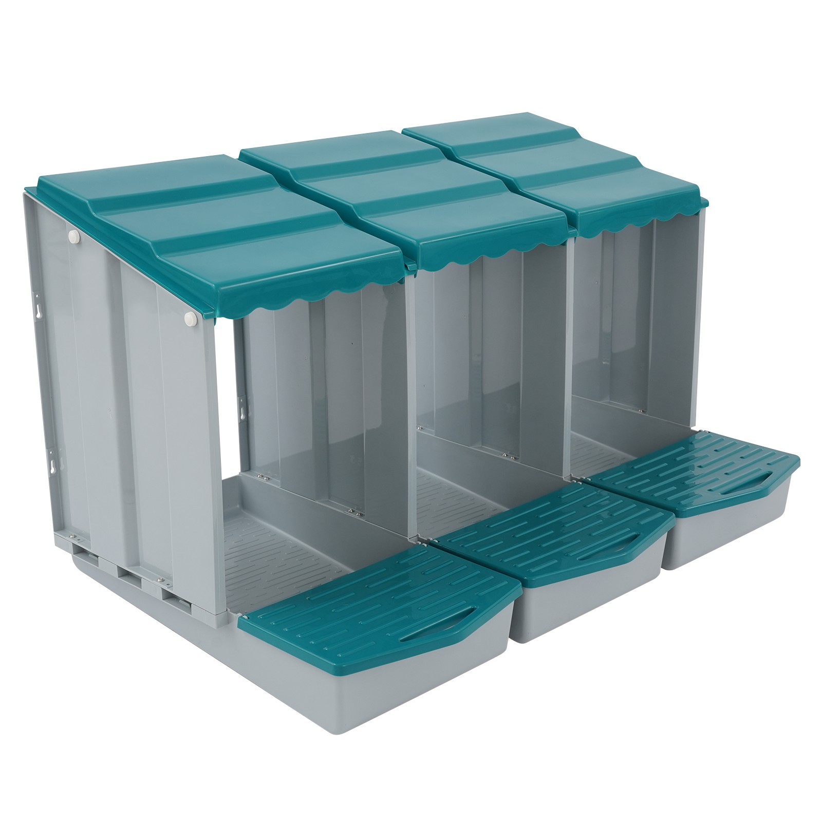 3 Compartments Hen Laying Box PP Chicken Egg Nexting Boxes for Chicken Coop