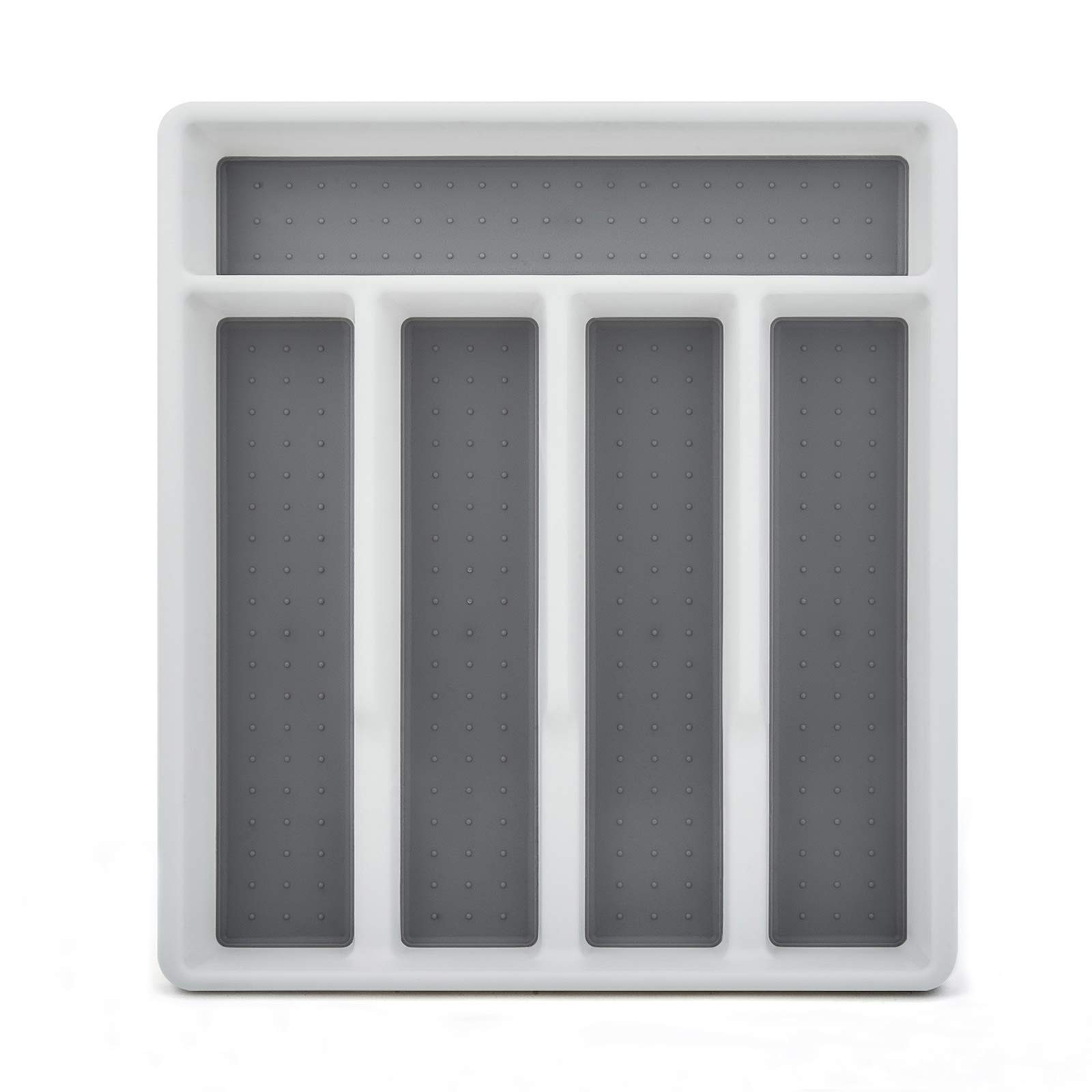 HaWare Silverware Tray for Drawer with Five Sections, Flatware white