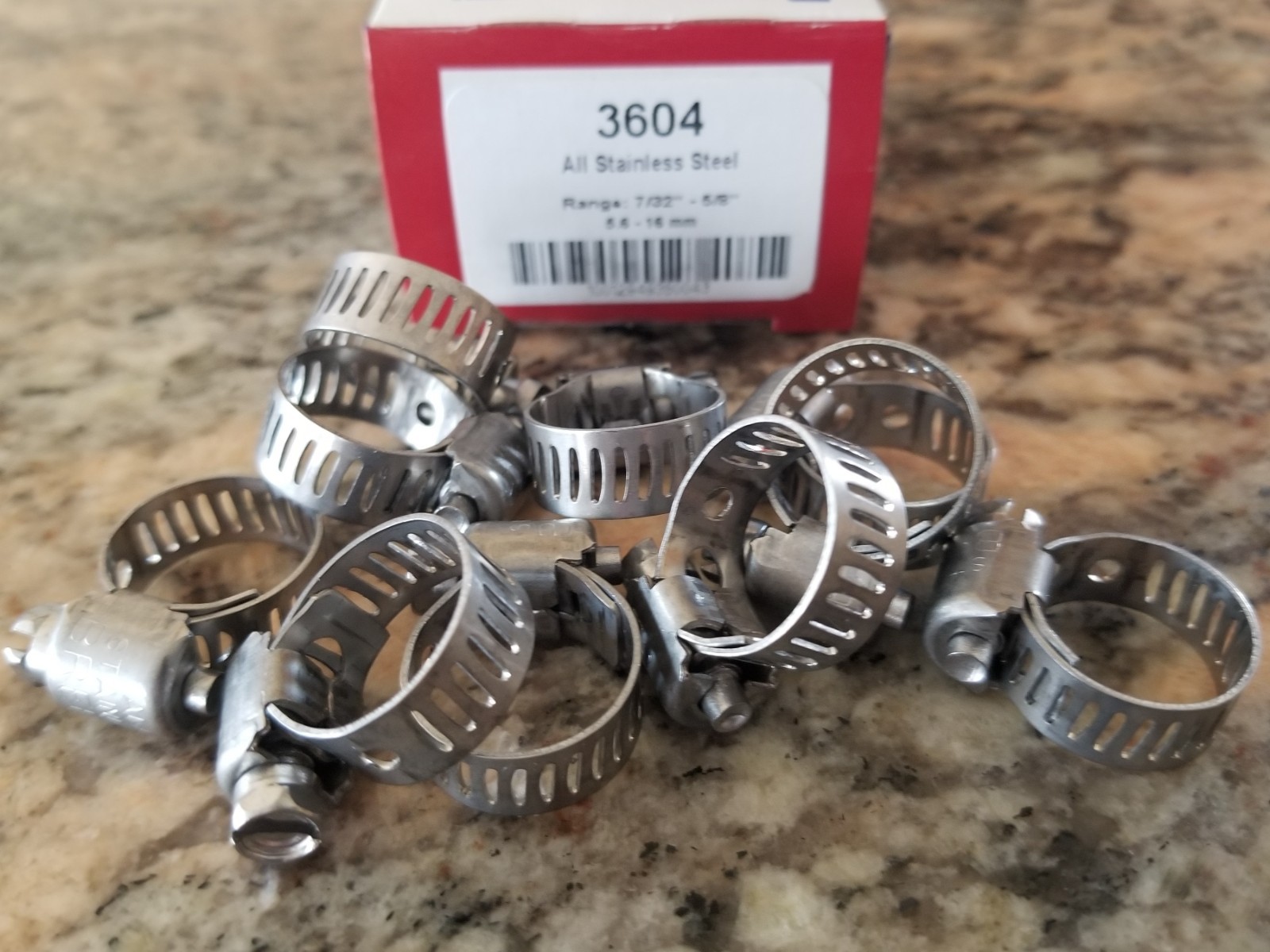 BREEZE ALL STAINLESS STEEL Hose Worm-Drive Size 4 MADE USA 3604 FREE SHIP