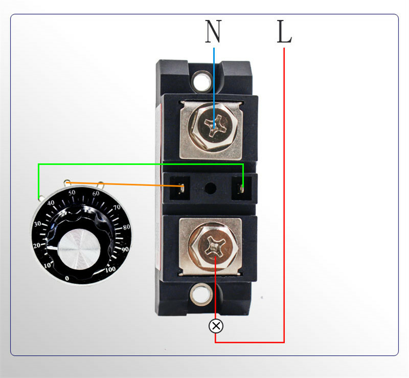 FULRD FH3150ZV 150A single-phase potentiometer solid state voltage regulator
