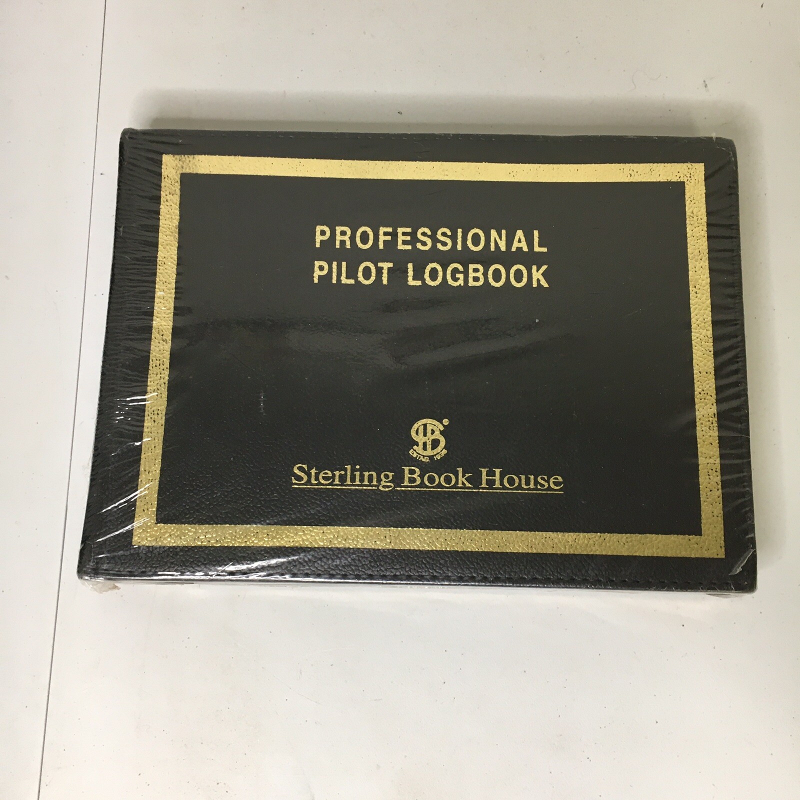 Professional Pilot Logbook Sterling Book House Brand New Sealed Black Gold