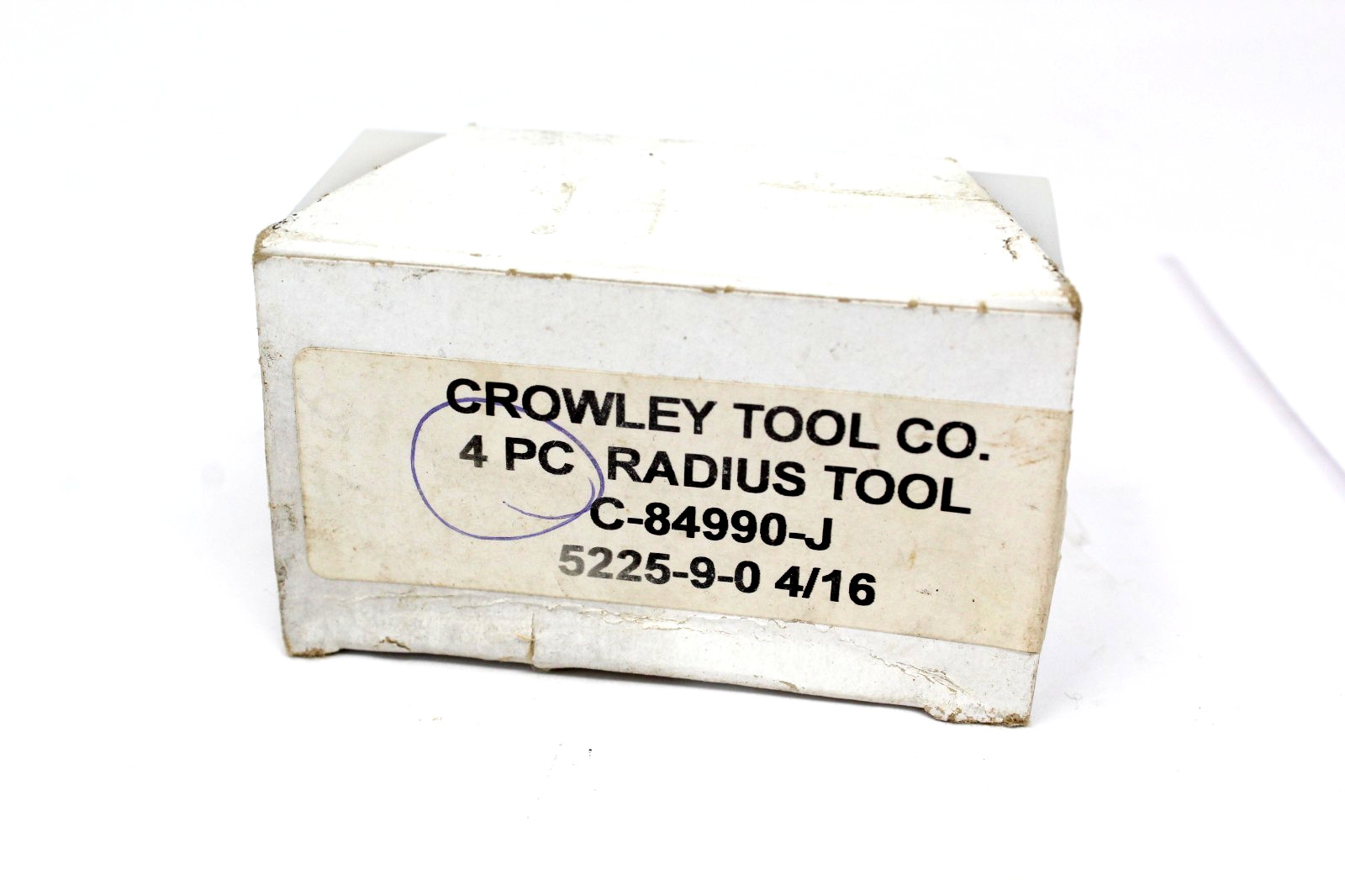Crowley Tool Radius Tool C-84990-J 5225-9-0 4/16", 4Pc. USA