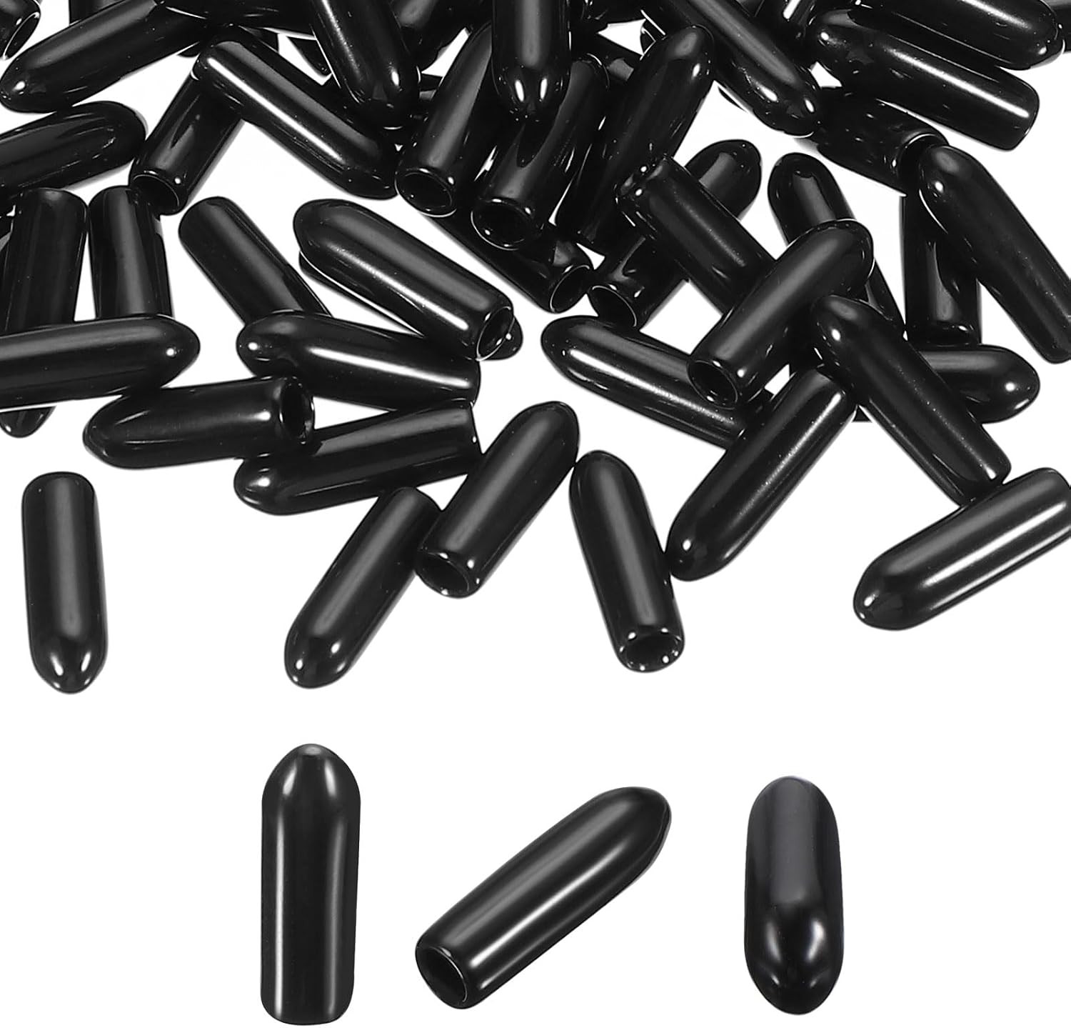 300pcs Pegboard Hooks Protector Rubber End Caps, Peg Board Hook Flexible Prongs
