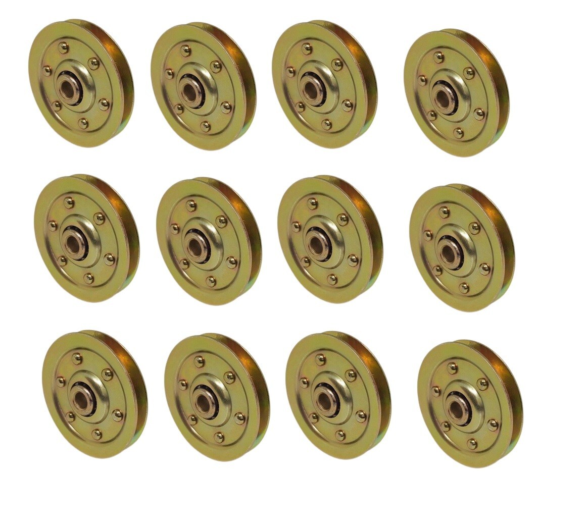 12 HD Garage door parts 3" Sheave Pulley For Sliding barn door/Extension Spring