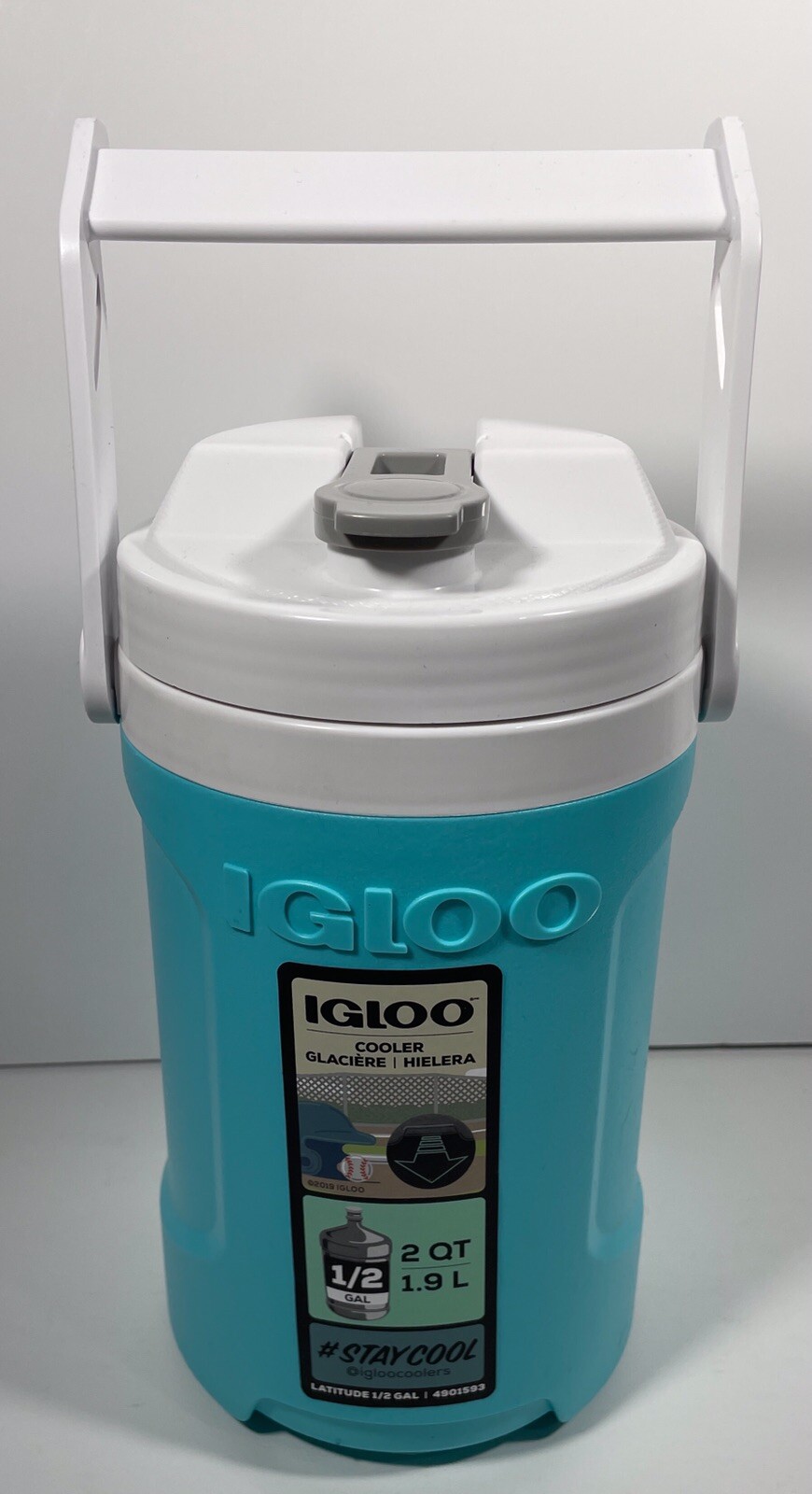 Igloo Latitude Beverage Cooler 1/2 gal Insulated Aquamarine