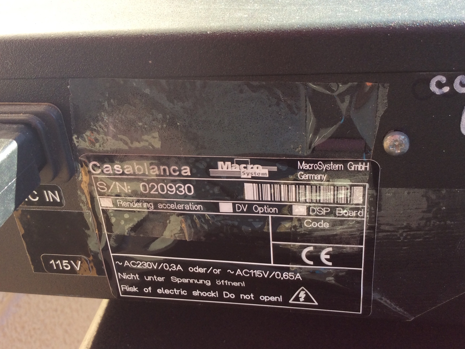 Macrosystem Casablanca Digital Video Editing System