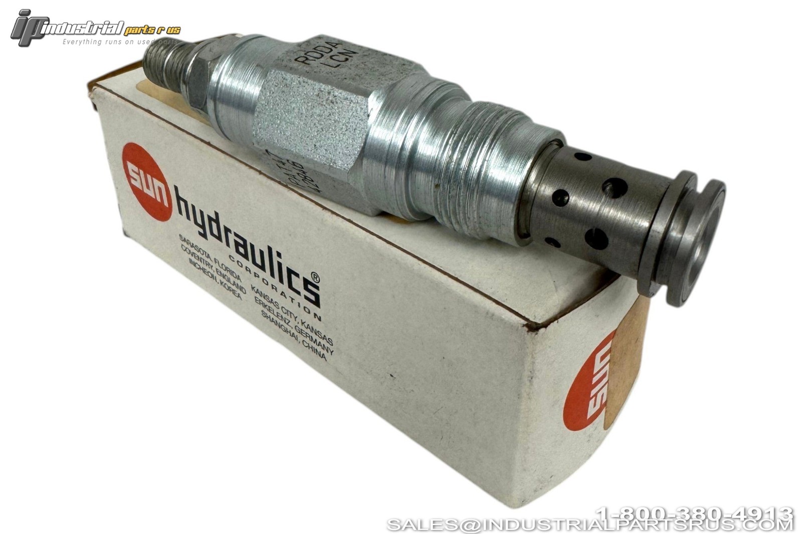 Sun Hydraulics RDDA-LCN Relief Valve T-10A 25 GPM 1000-6000 PSI Steel