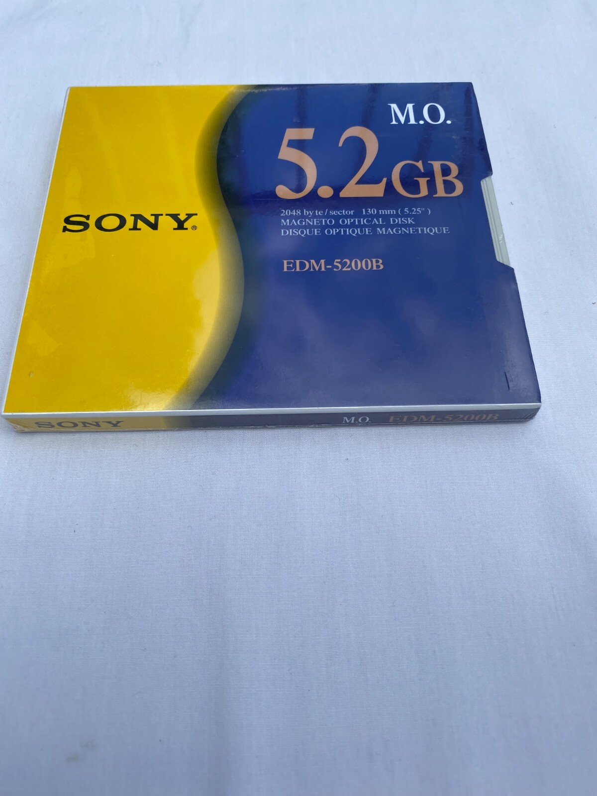 NEW Sony EDM-5200B 5.2GB 5.25 R/W OPTICAL DISK 5-PACK