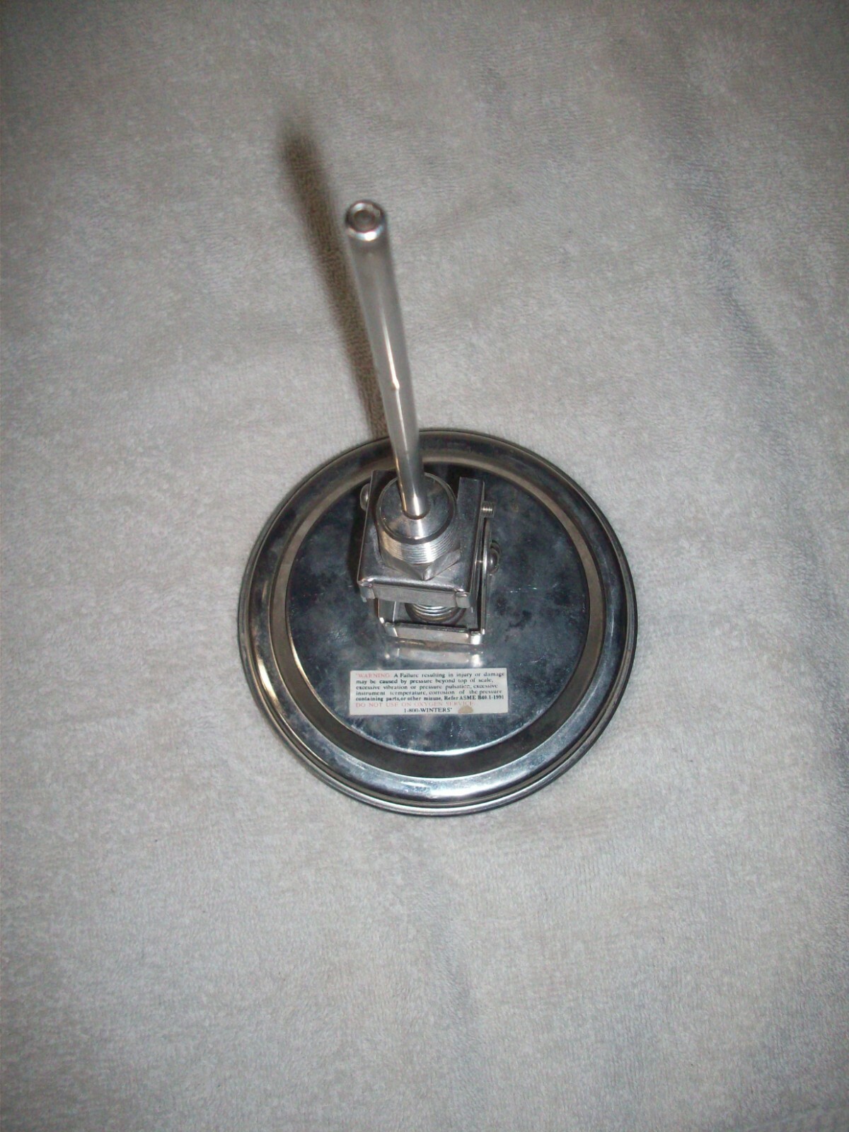Winters Stainless Steel Thermometer Gauge