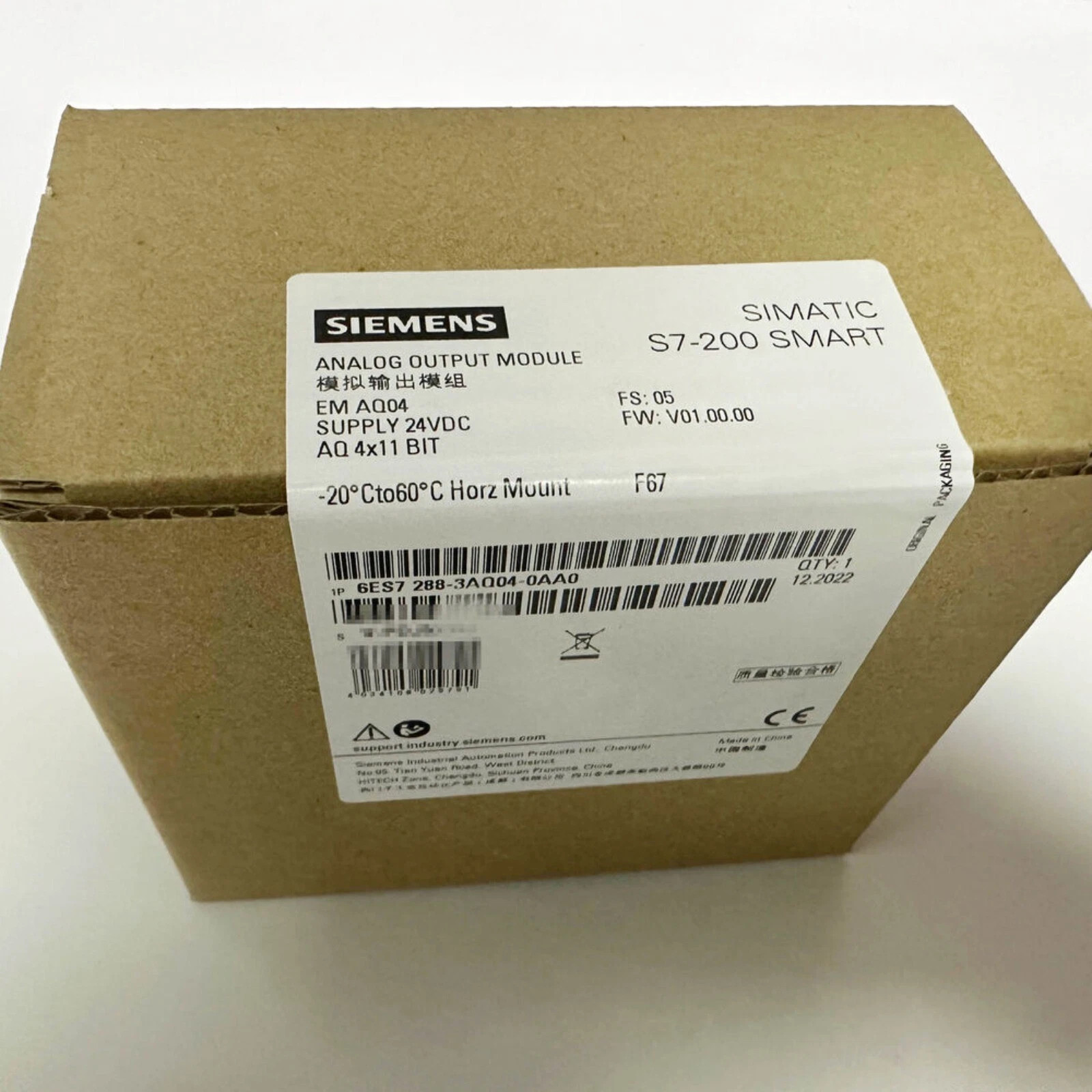 1PC Siemens 6ES7288-3AQ04-0AA0 6ES7 288-3AQ04-0AA0 SM AQ04 New Expedited Ship