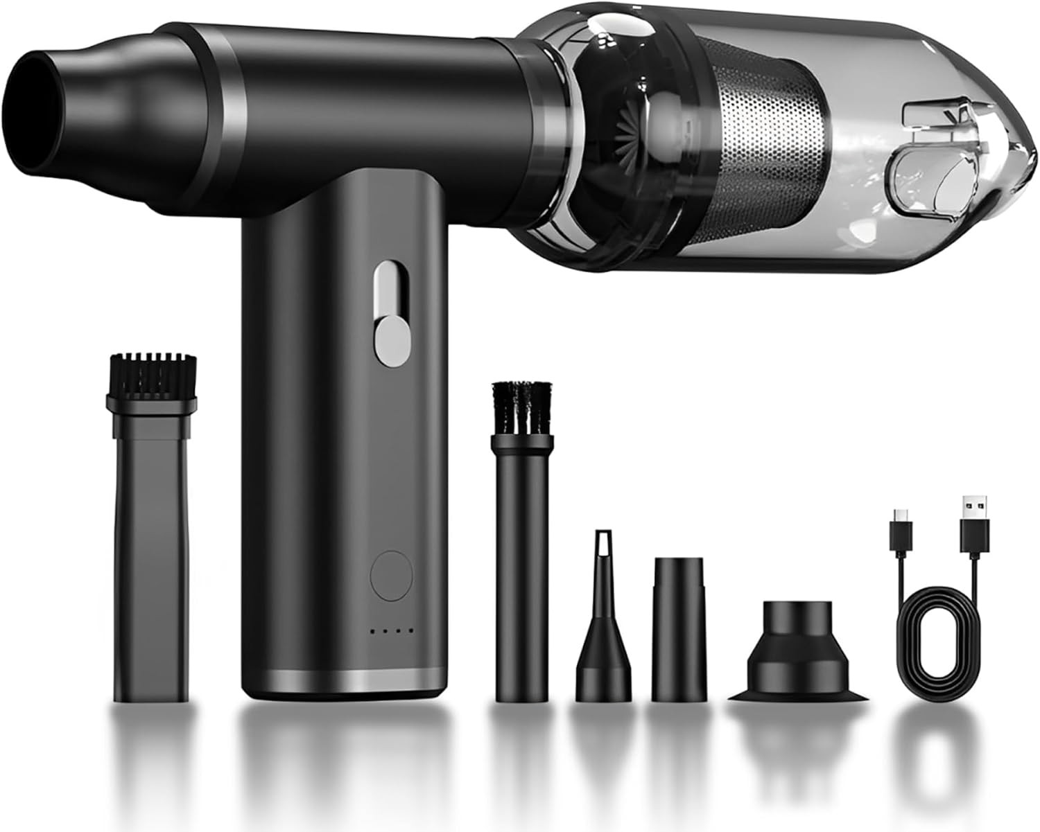 Compressed Air Duster & Vacuum Cleaner 4-In-1, 150,000RPM Powerful Electric Air