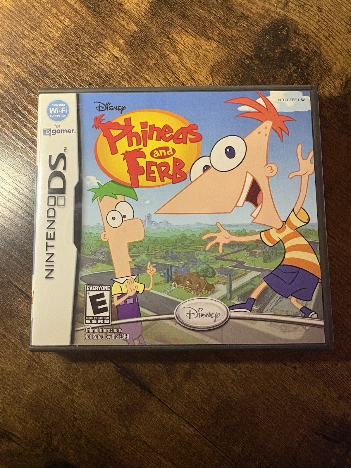 Phineas and Ferb Nintendo DS CASE + MANUAL ONLY - NO GAME INCLUDED