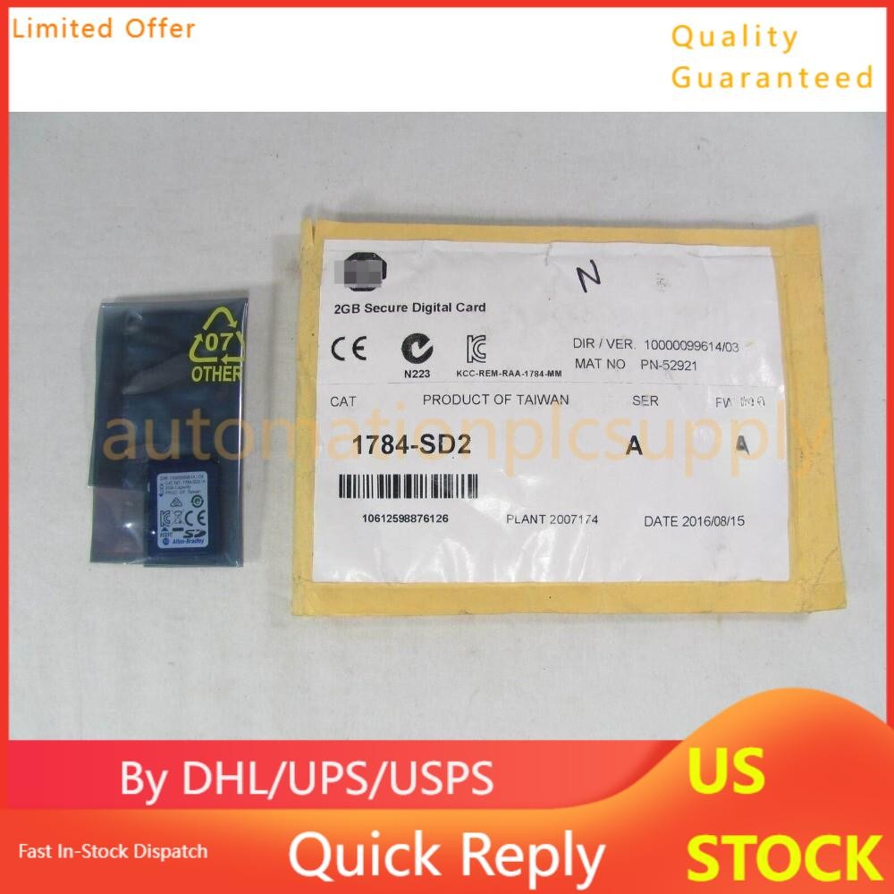 1784-SD2 ControlLogix Secure Digital Card Brand New AB Sealed 1784SD2