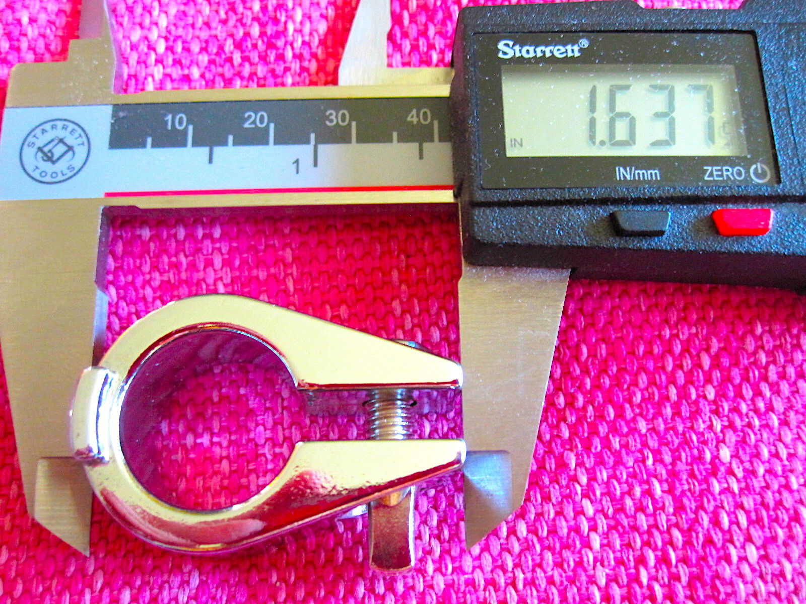 Gibraltar 3/4" Chrome Memory Lock Double-Sided Single Splines