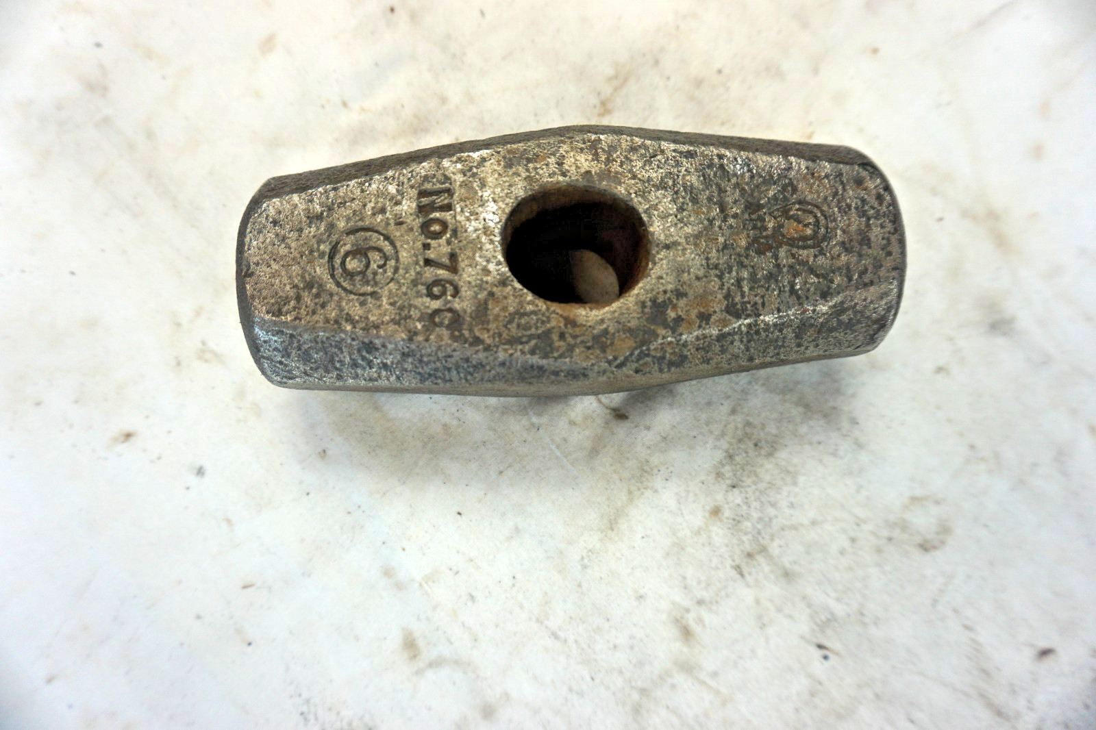 ATHA HAND DRILLING HAMMER HEAD - BLACKSMITH - SLEDGE - 6 POUND - HORSESHOE LOGO