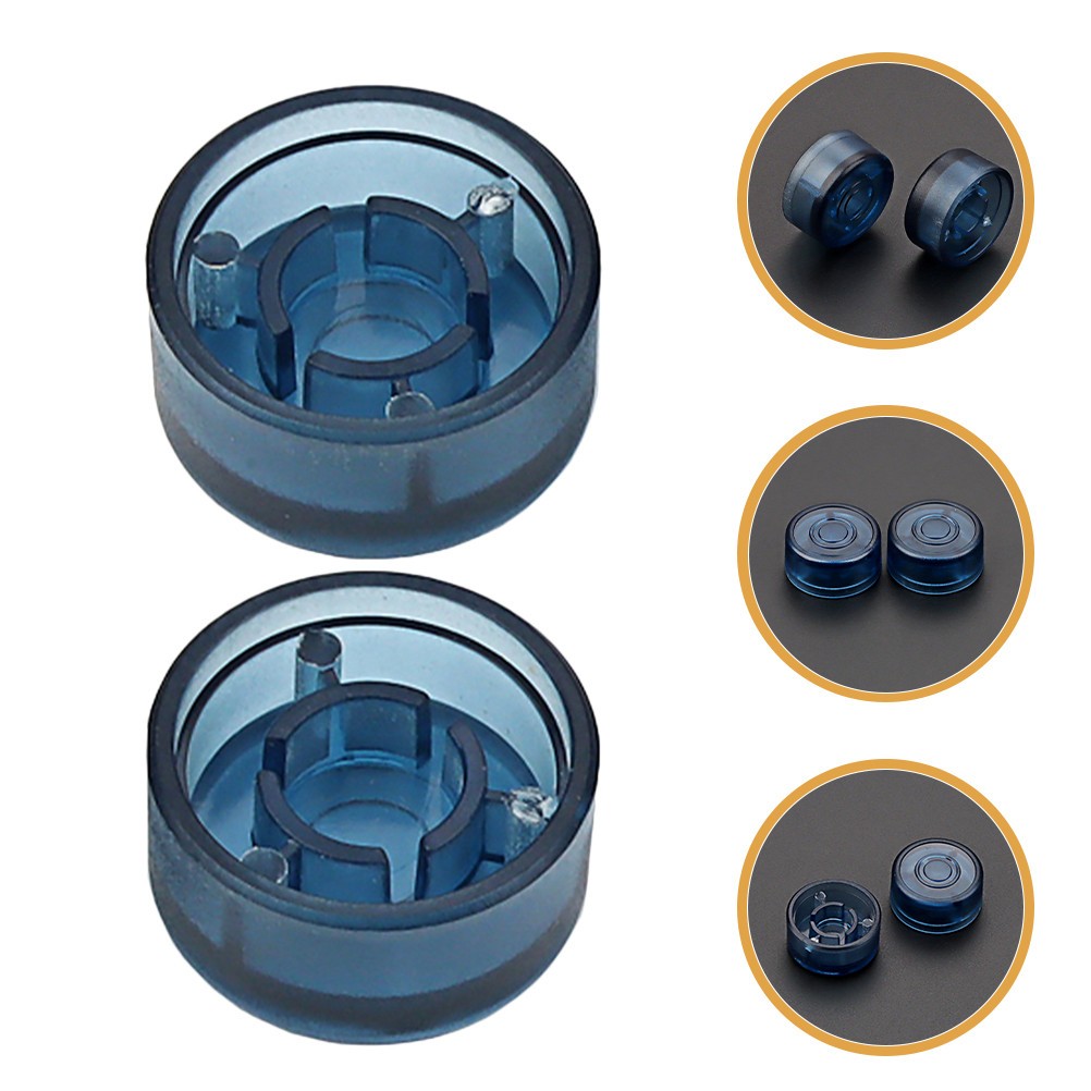 2 Pcs Plastic Effect Pedal Protection Cap Toppers Guitar Effects