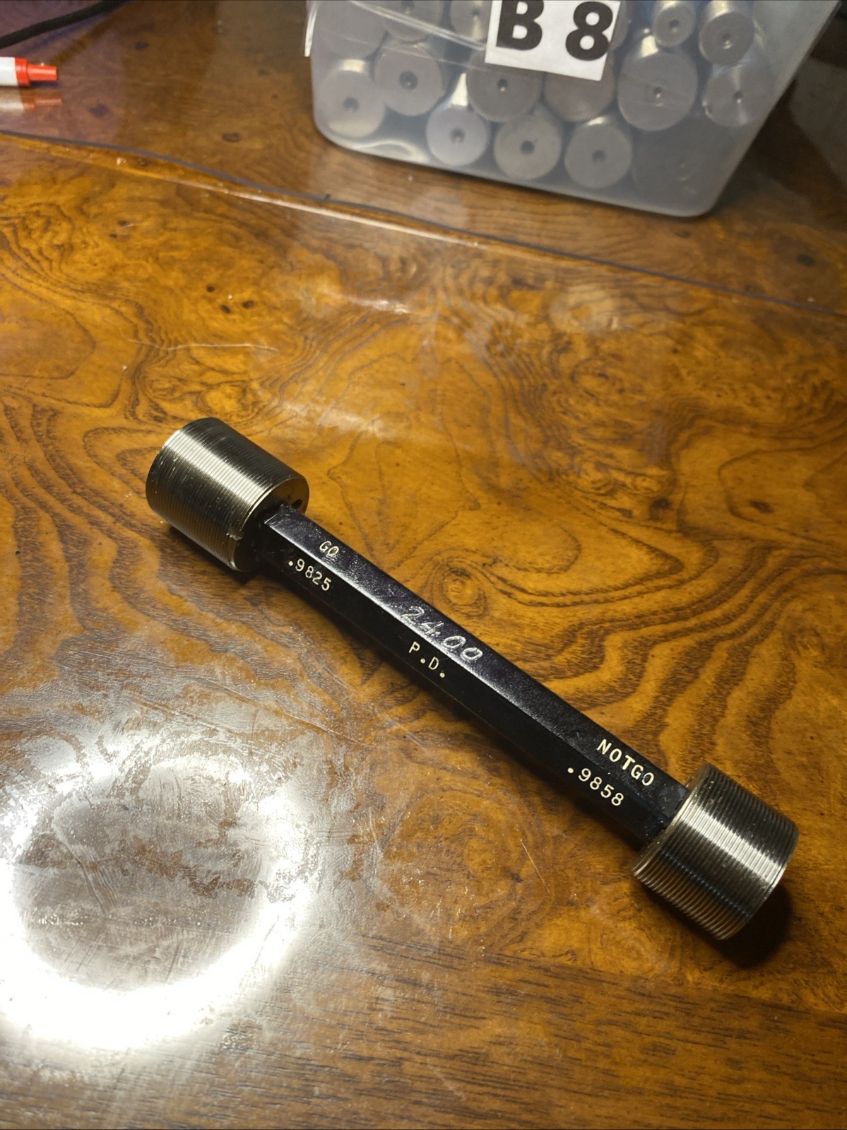 Dundick Thread Plug Gage 1.000-32 NS-2-SPL GO & NOGO .9825 & .9858 (B8)