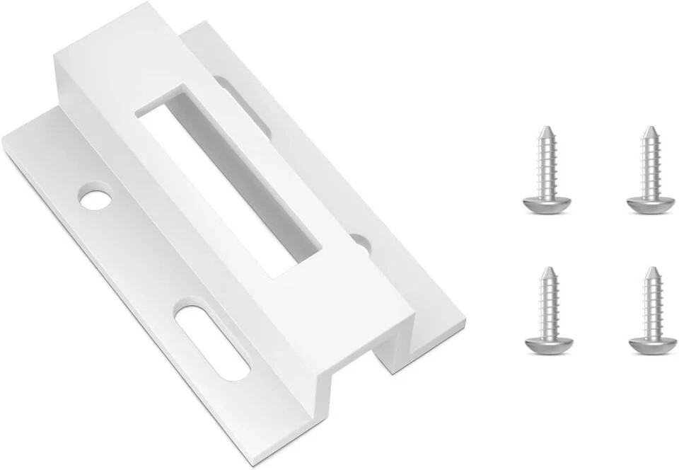 Patio Sliding Door Keeper／Hook Style Latch／E 2124 Latch Lock 1 Pack