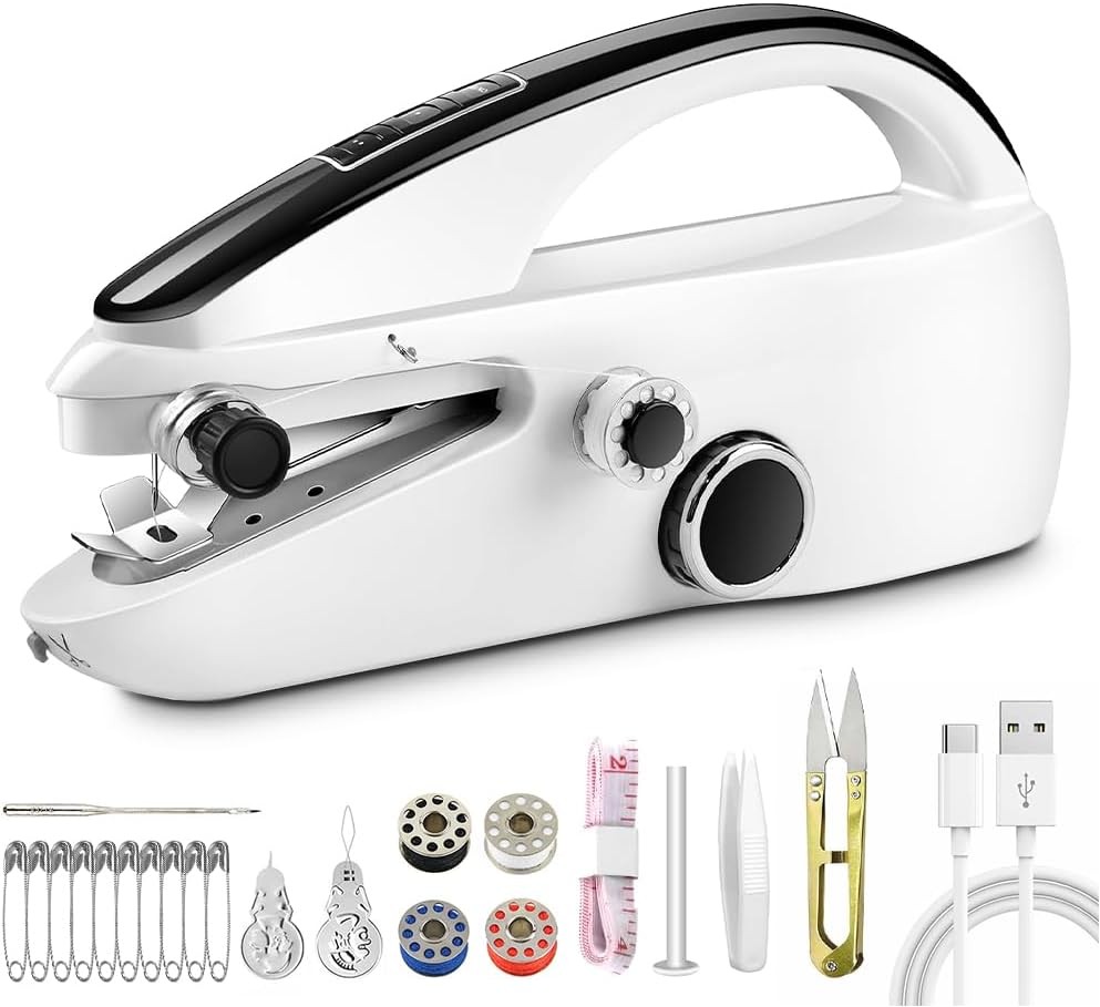 Handheld Sewing Machine Mini Electric Handy Sewing Machine Quick Portable
