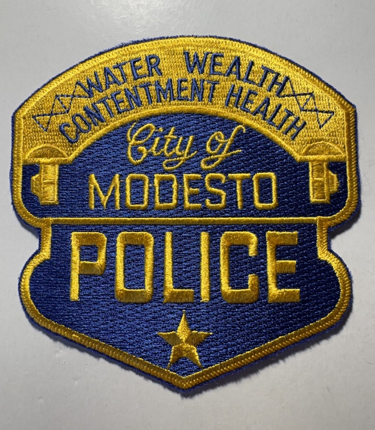Modesto California Police Patch