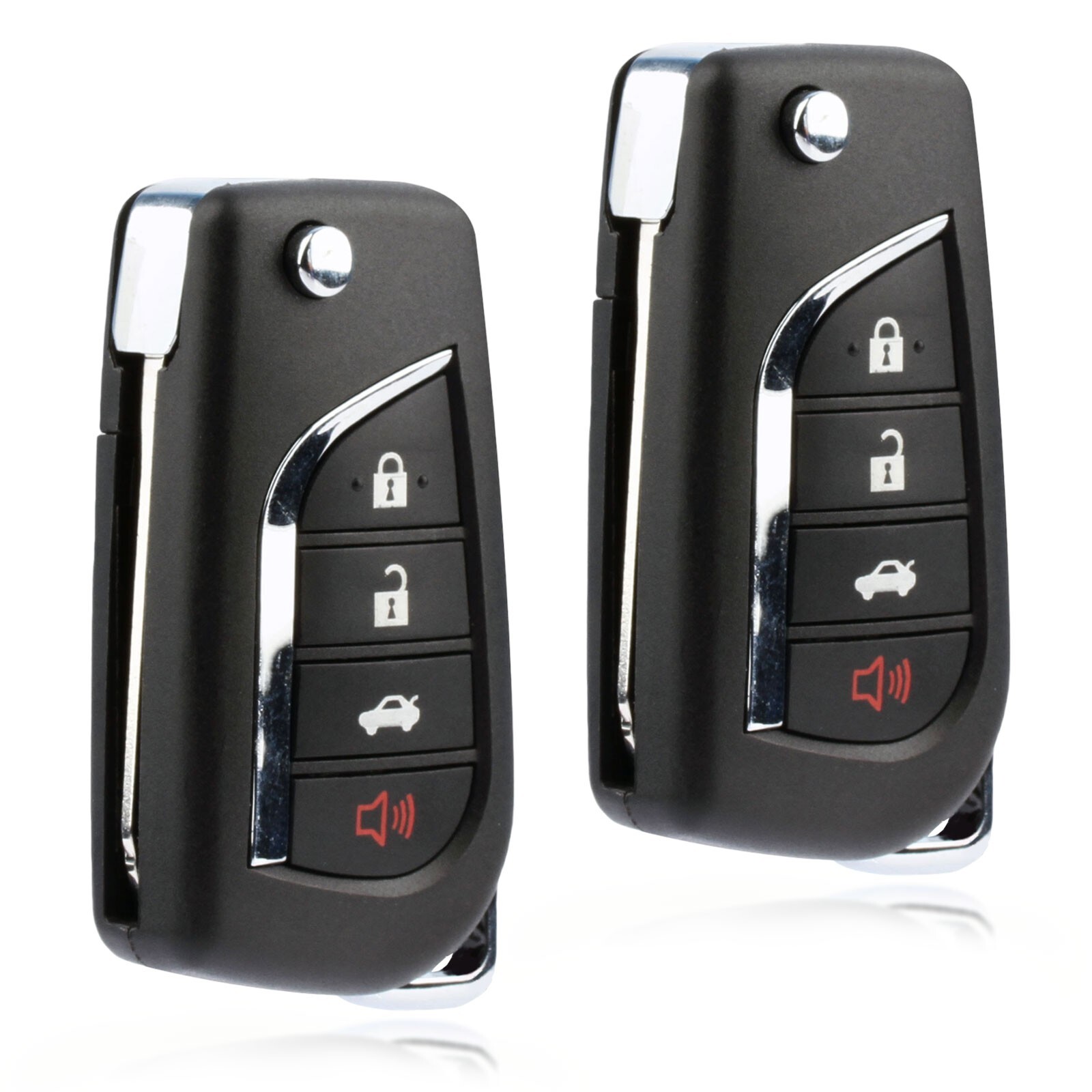 2 Key Fob Remote for 2018 2019 2020 2021 2022 Toyota Camry HYQ12BFB H Chip