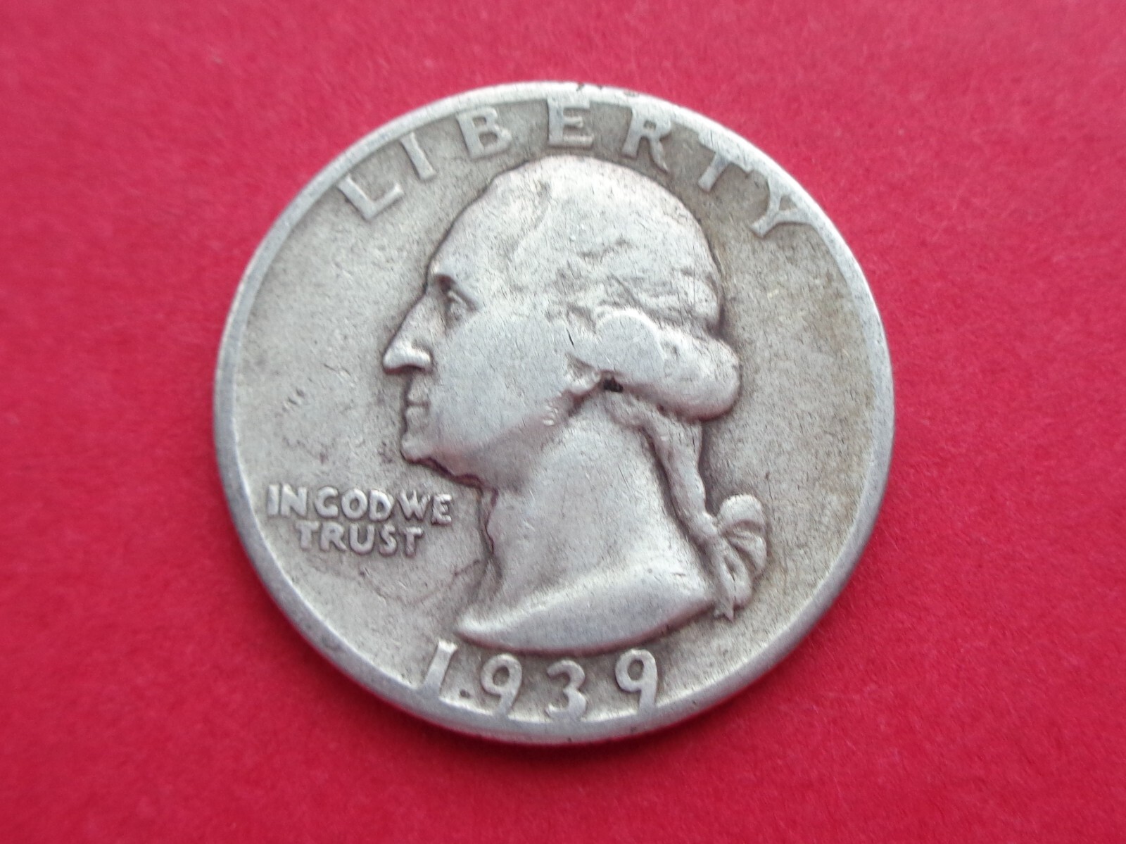 1939 WASHINGTON QUARTER - SILVER
