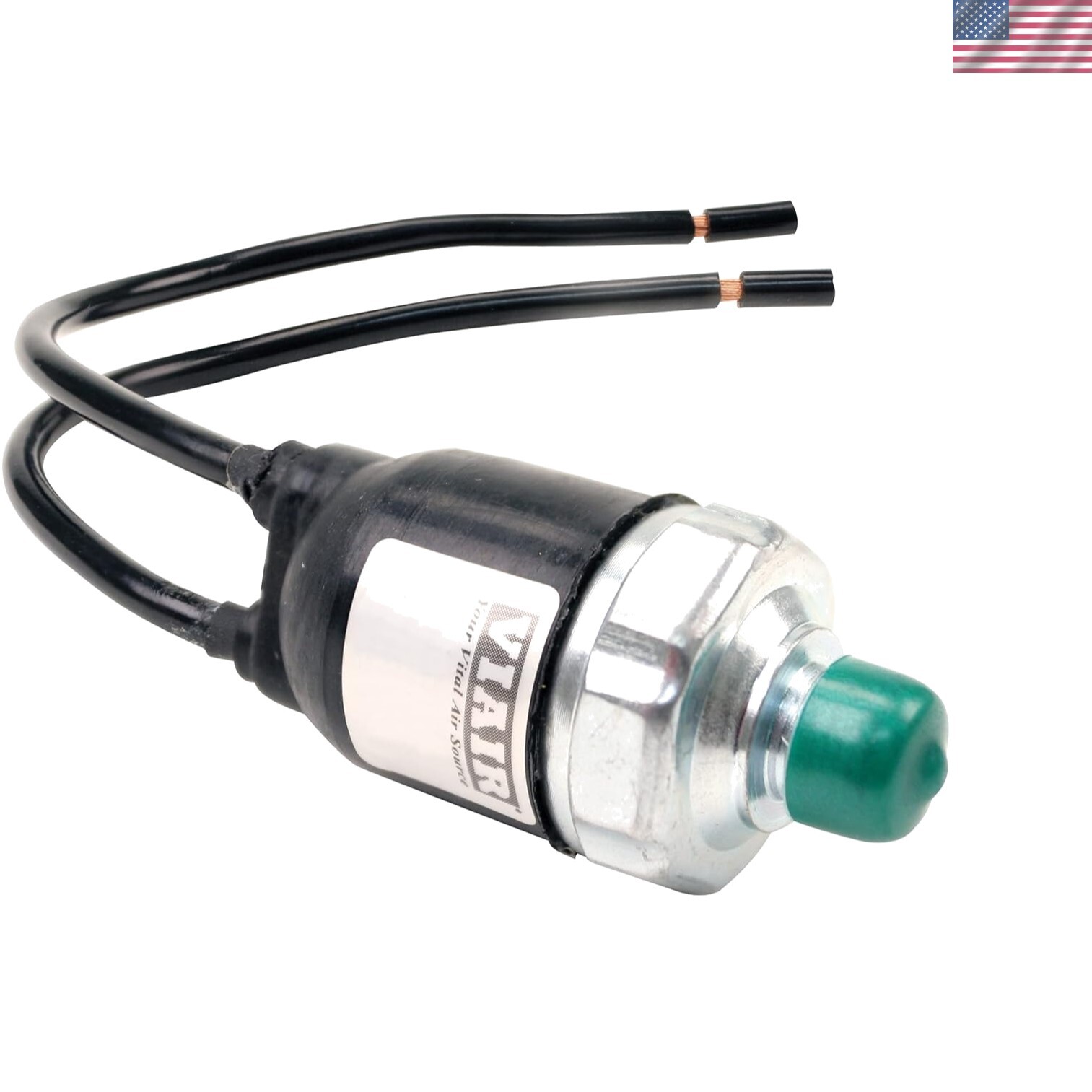 30 Amp Pressure Switch with 12 GA Leads, 85 PSI On & 105 PSI Off for Easy Setup