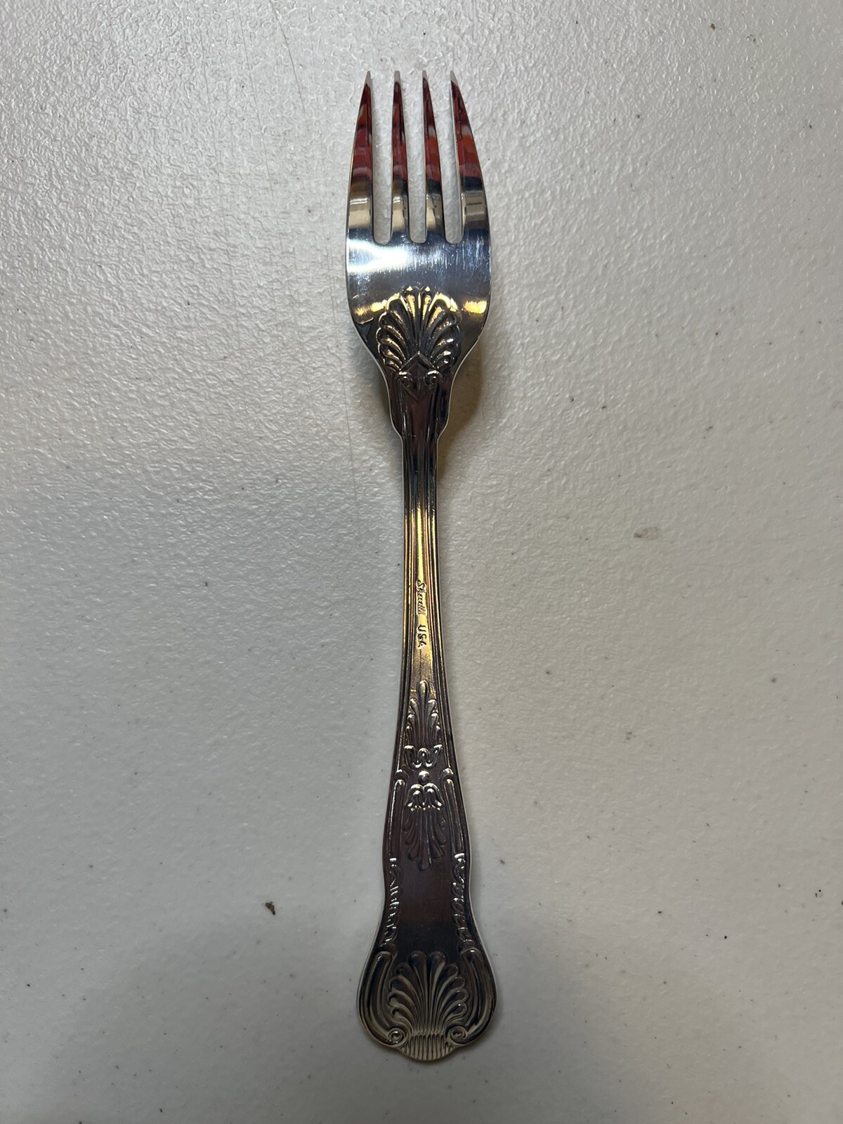 1 Dozen Liberty Table Top Sherrill Dinner Fork Made In USA, New Second